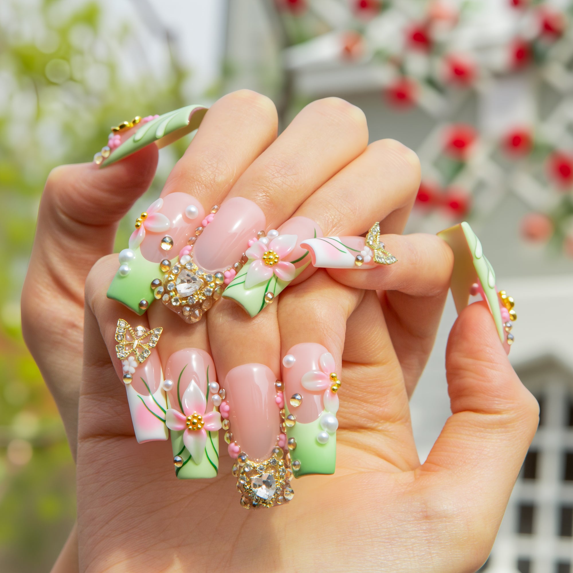 Blush Moment Handmade Nails H821