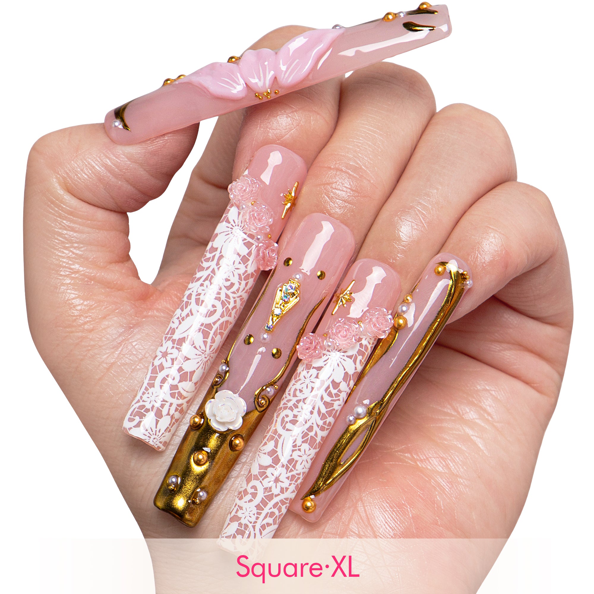 Blush Royale Handmade Nails H851