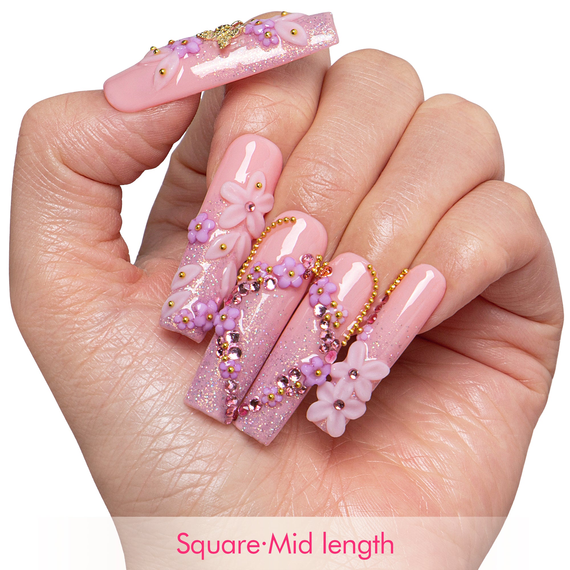 Sparkle Fairy Handmade Nails H859
