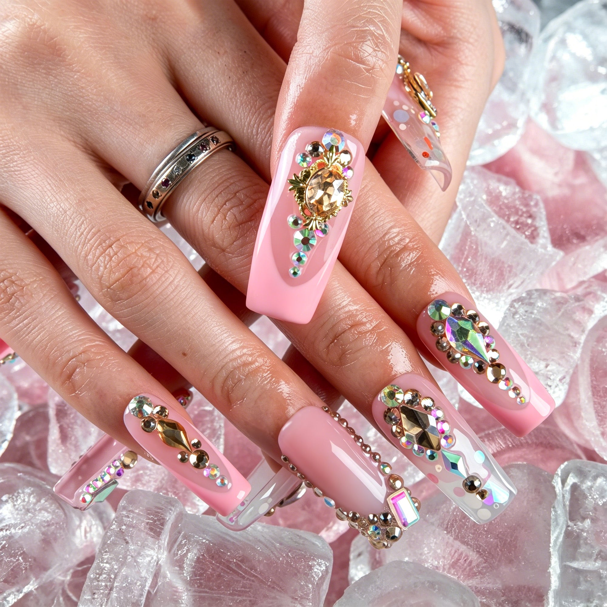 Crystal Empress Handmade Nails H860
