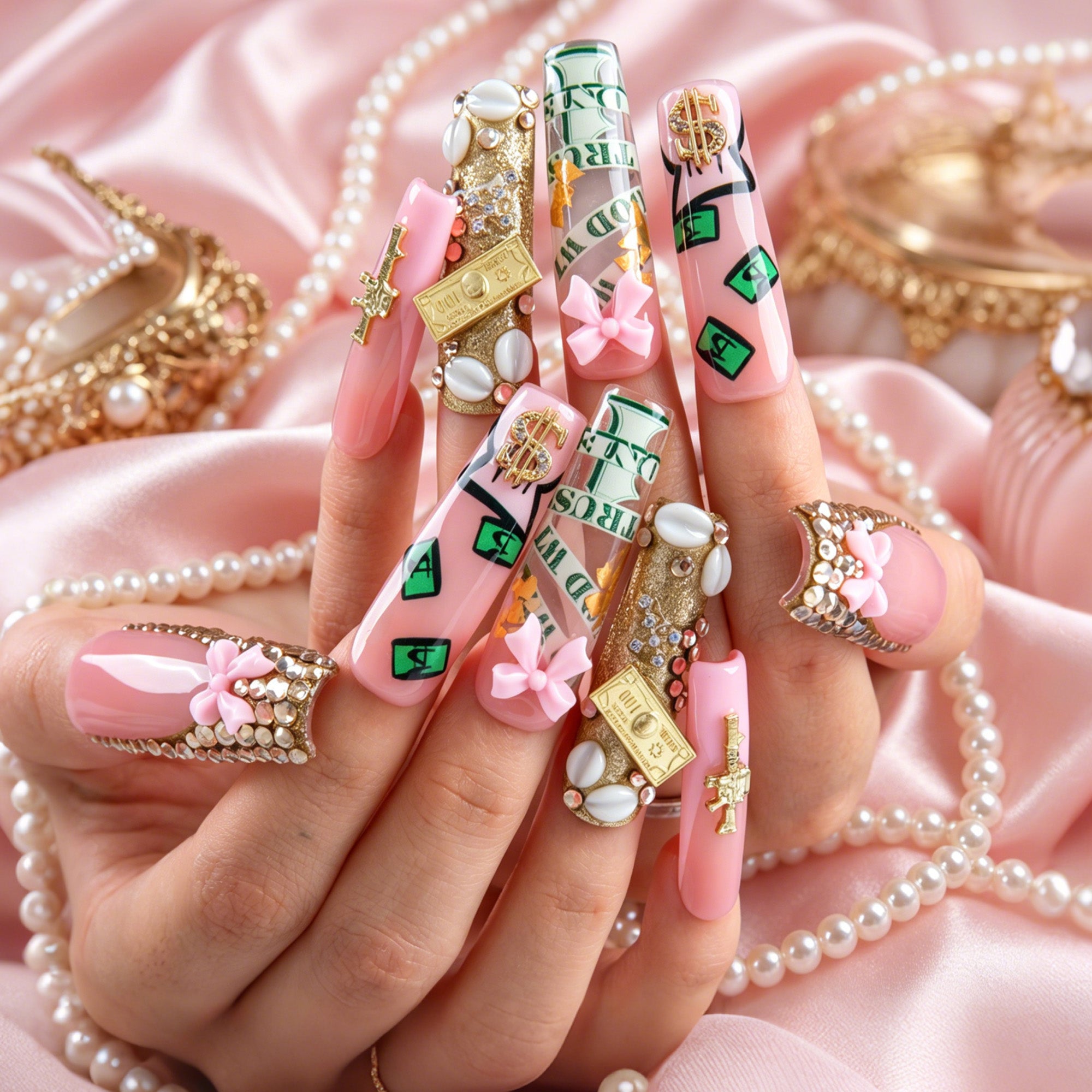 Fatal Sweetness Handmade Nails H861