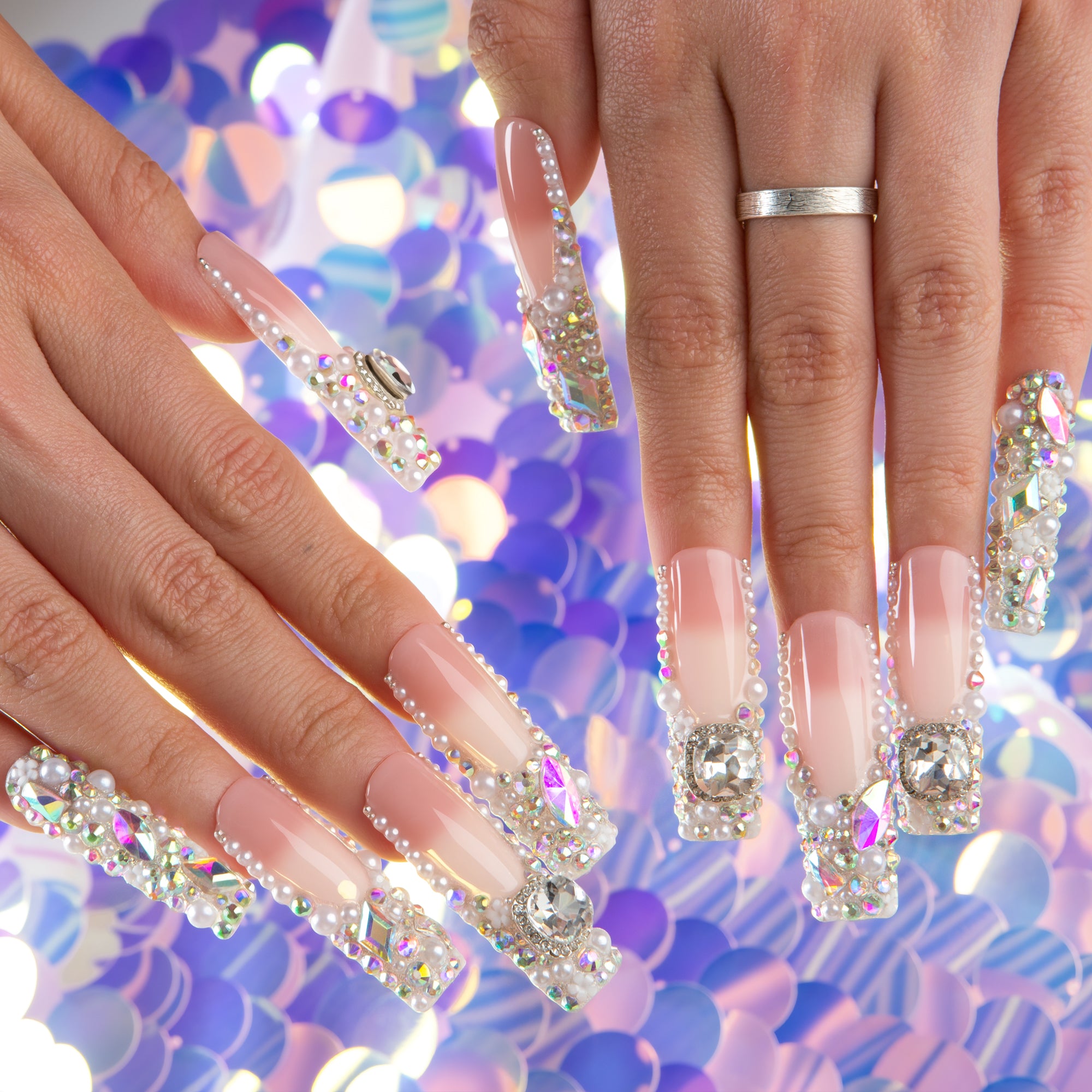 Crystal Couture Handmade Nails H862