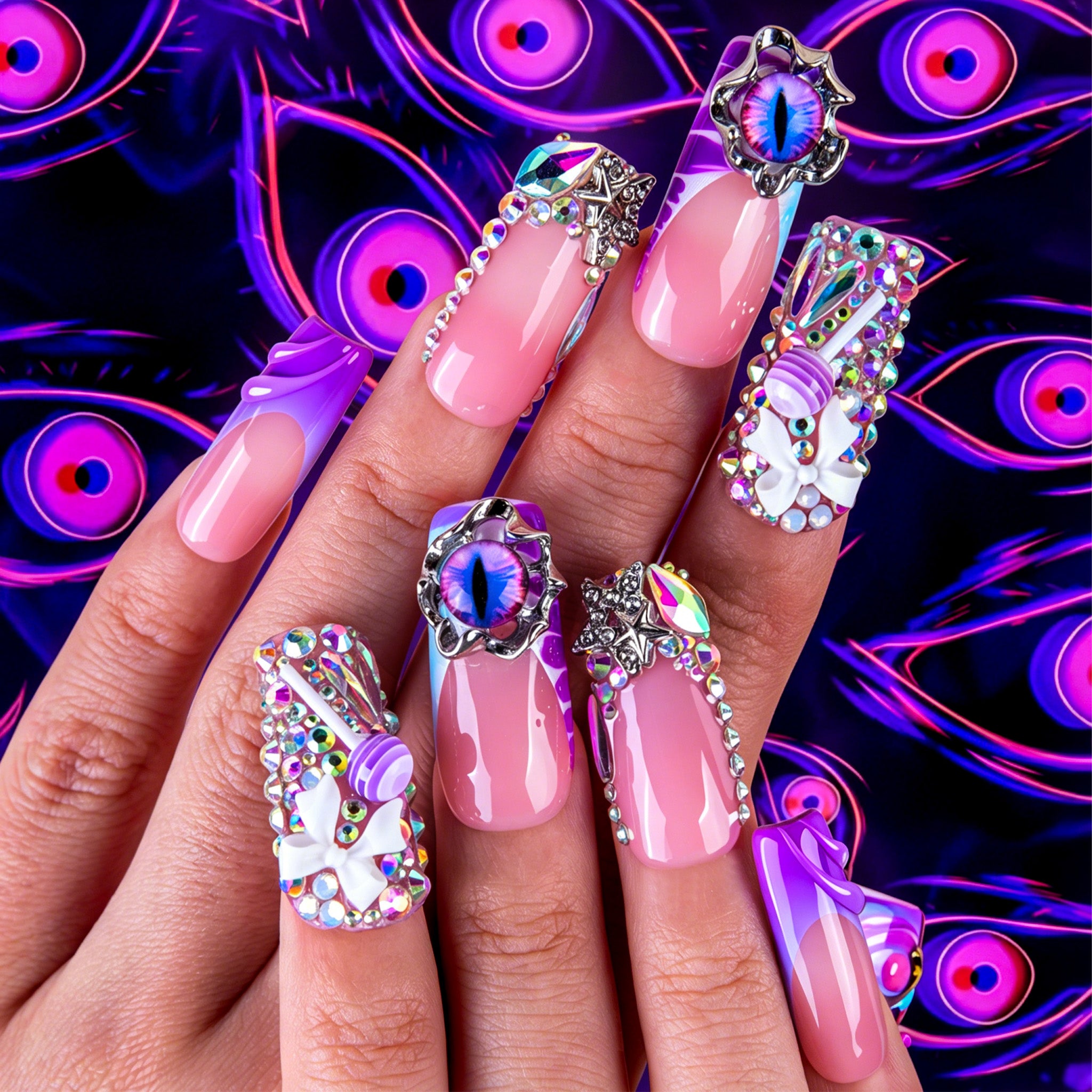 Cosmic Dream Handmade Nails H864