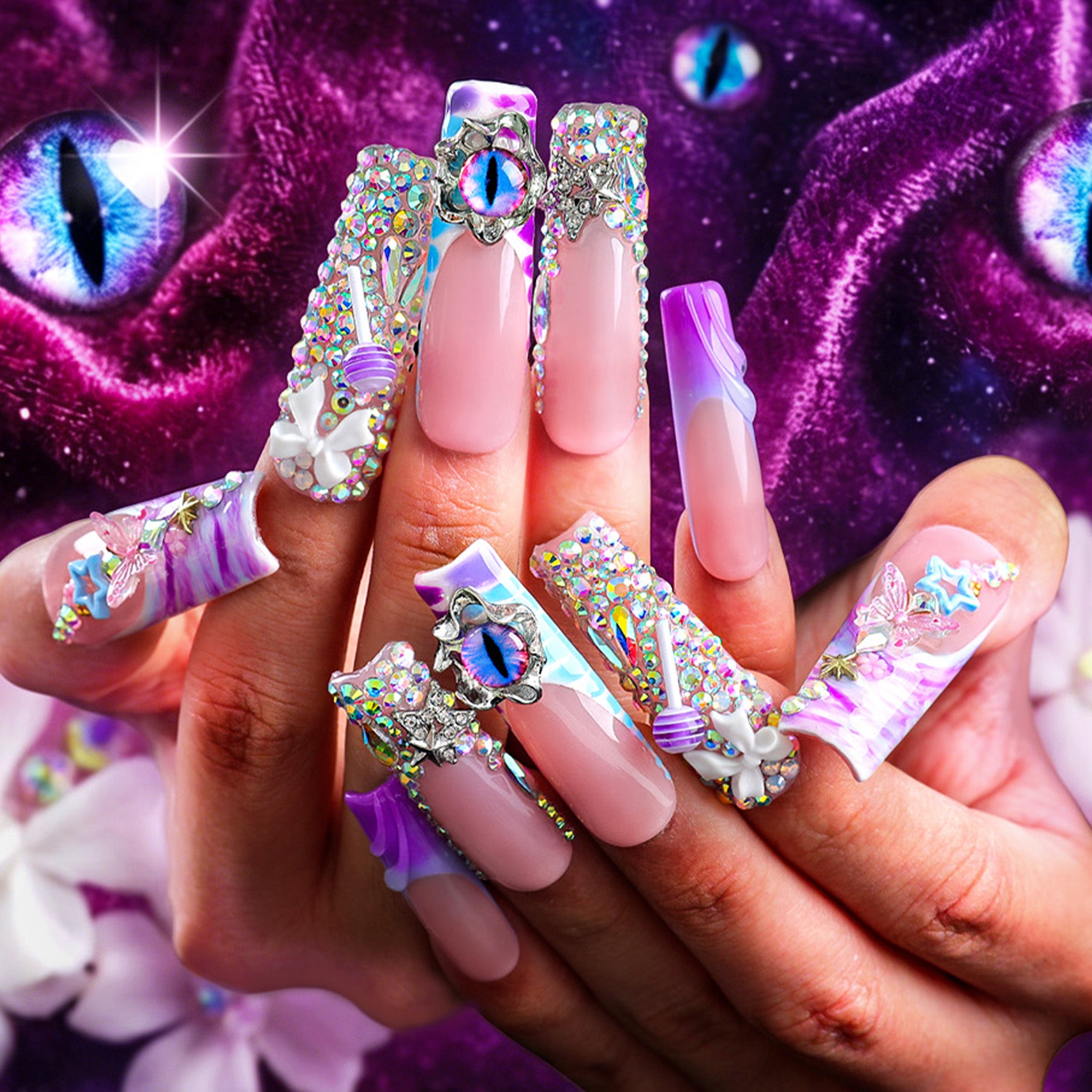 Cosmic Dream Handmade Nails H864