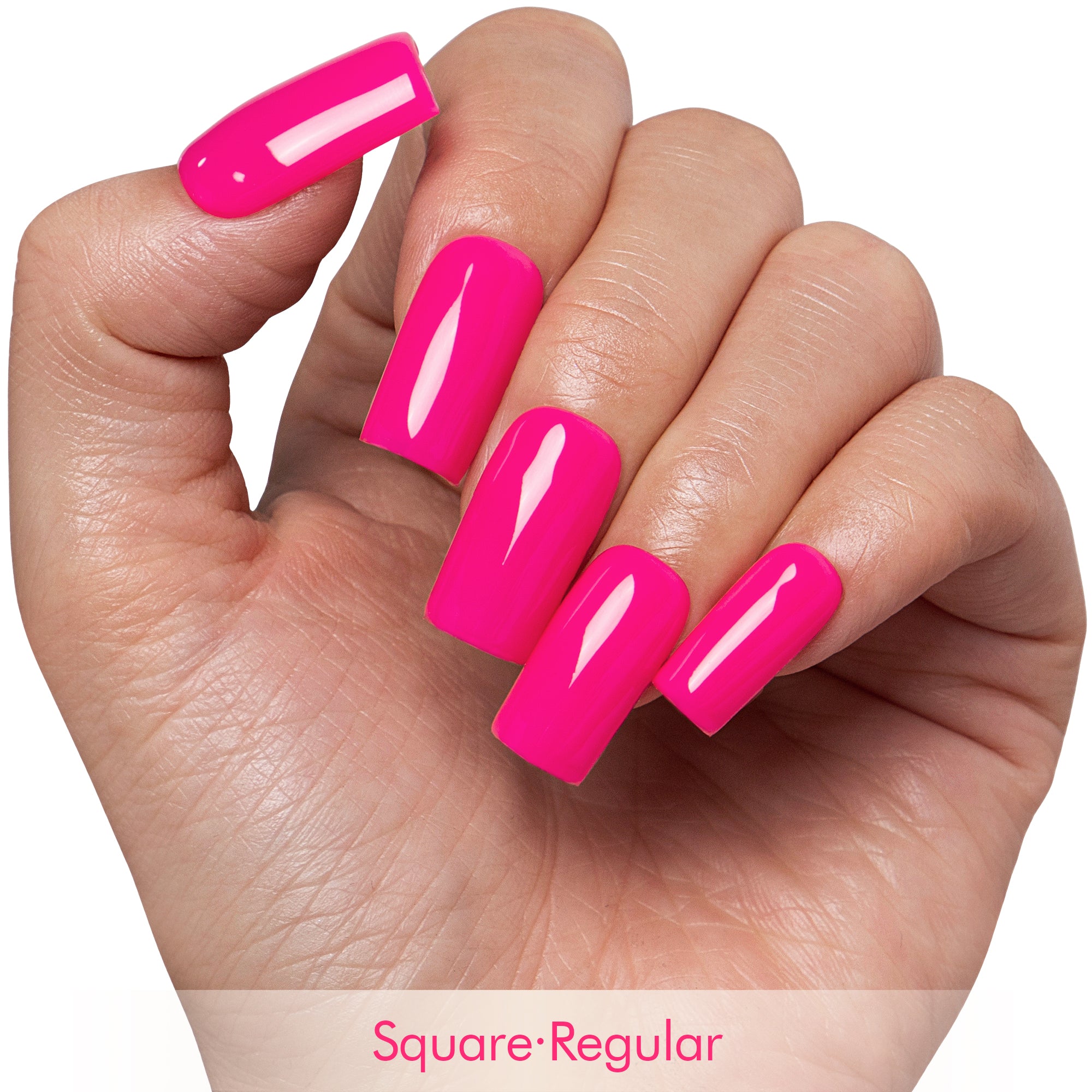 Baddie Pink Handmade Nails H865