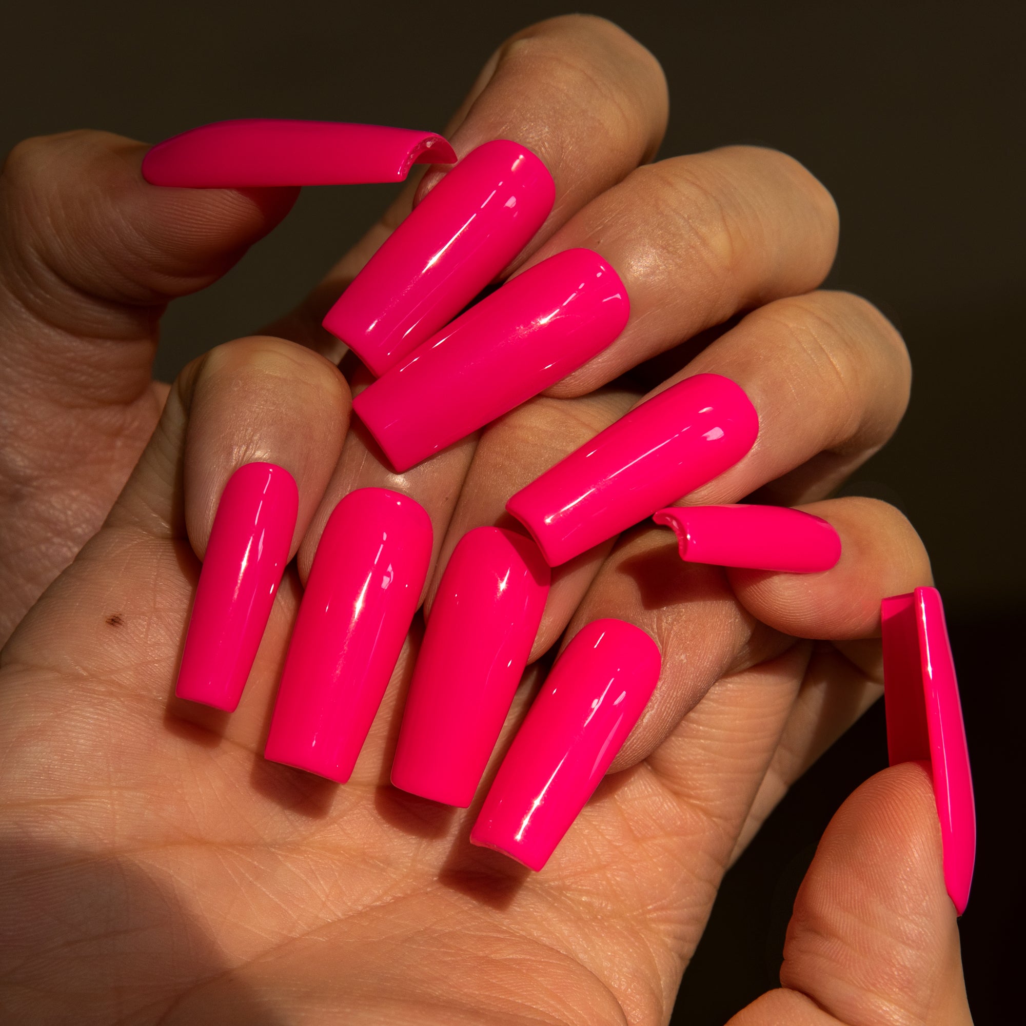 Baddie Pink Handmade Nails H865