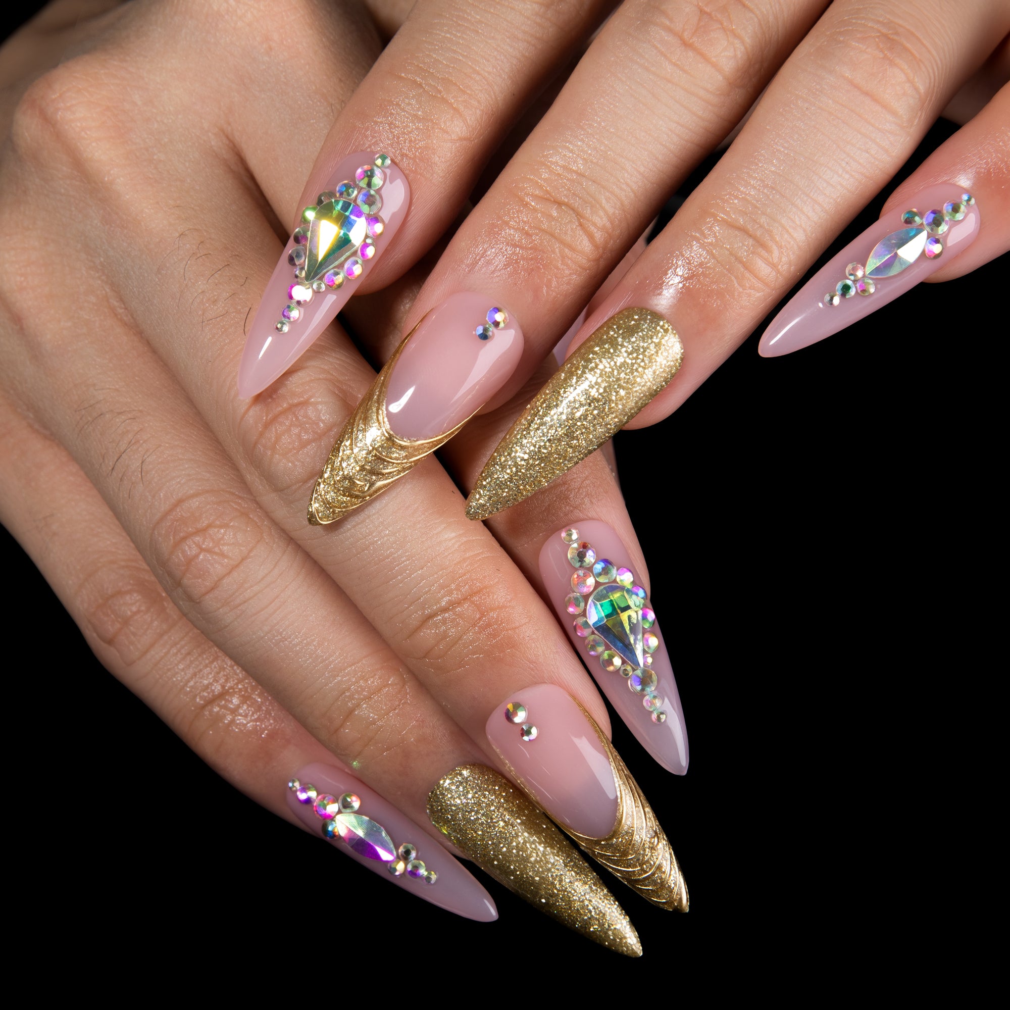 Luxe Majesty Handmade Nails H874