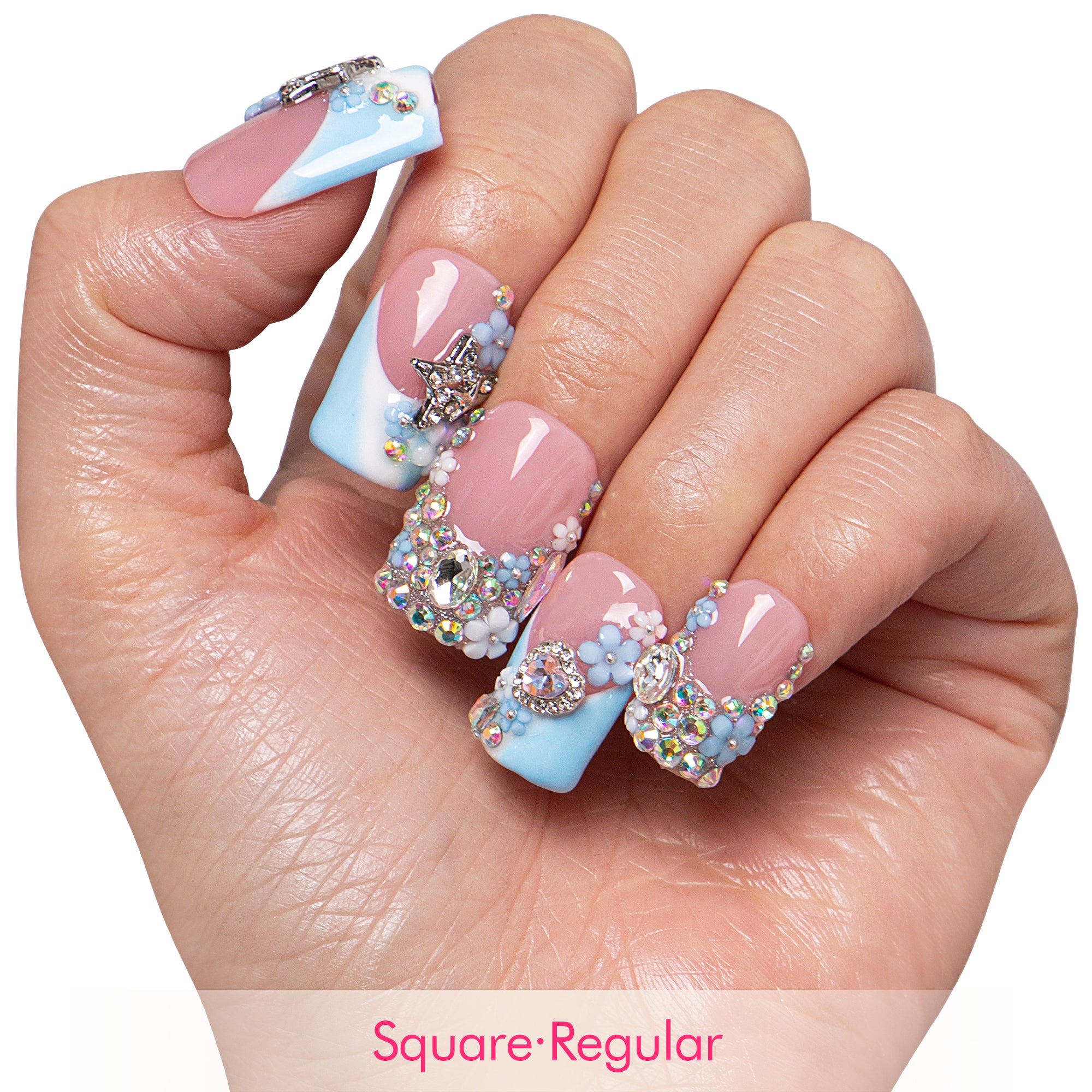 Sky Sanctuary Handmade Nails H875