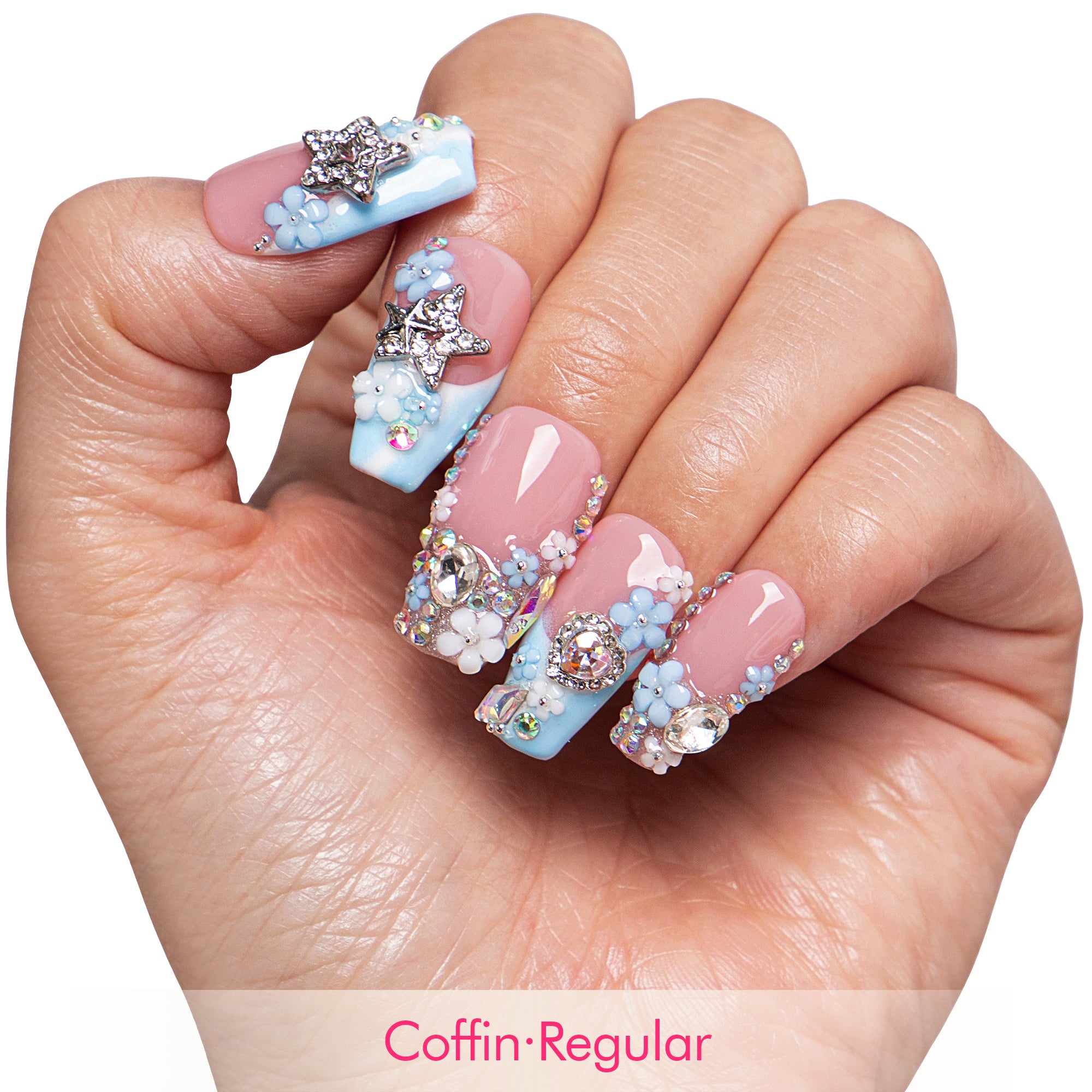 Sky Sanctuary Handmade Nails H875