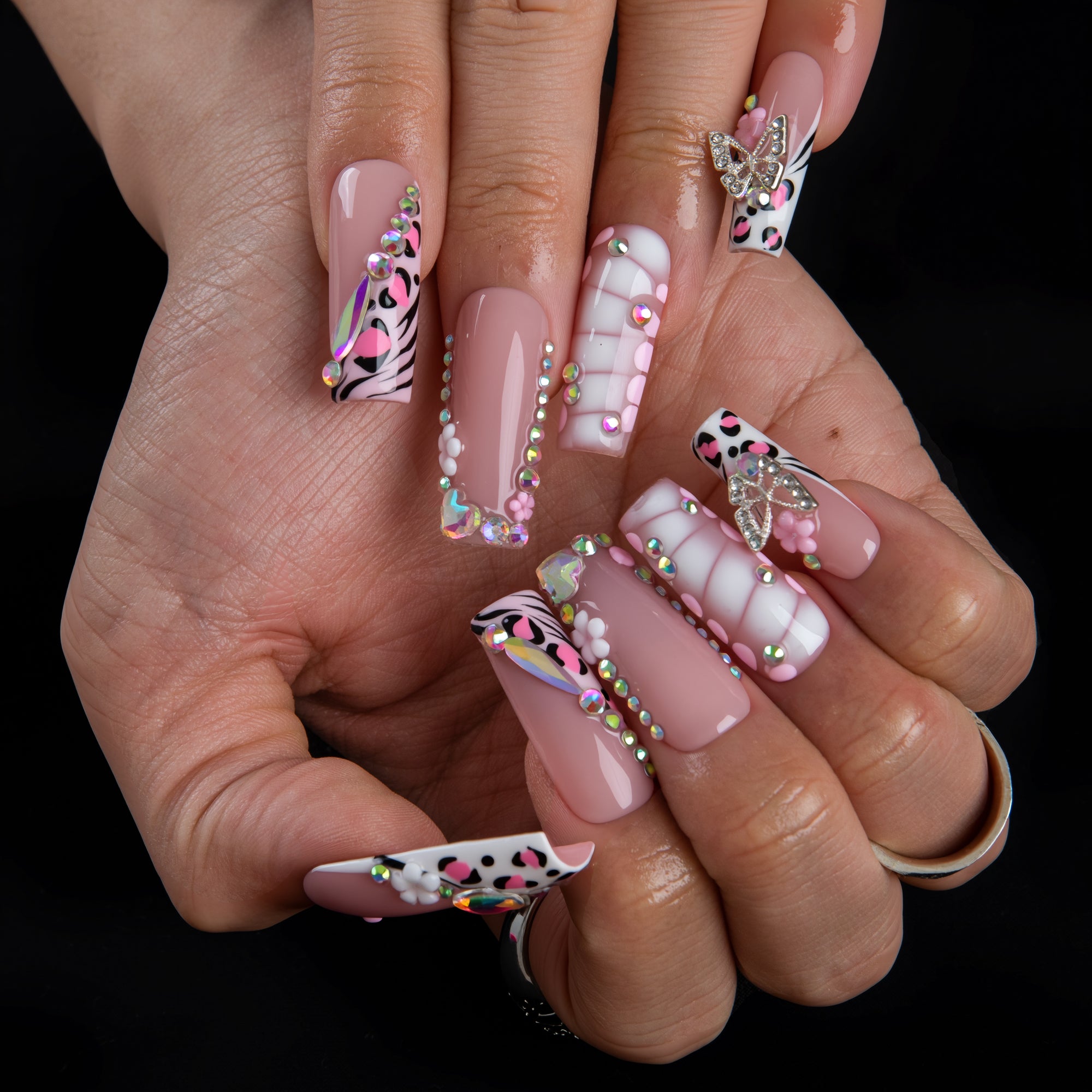 McBling Handmade Nails H876