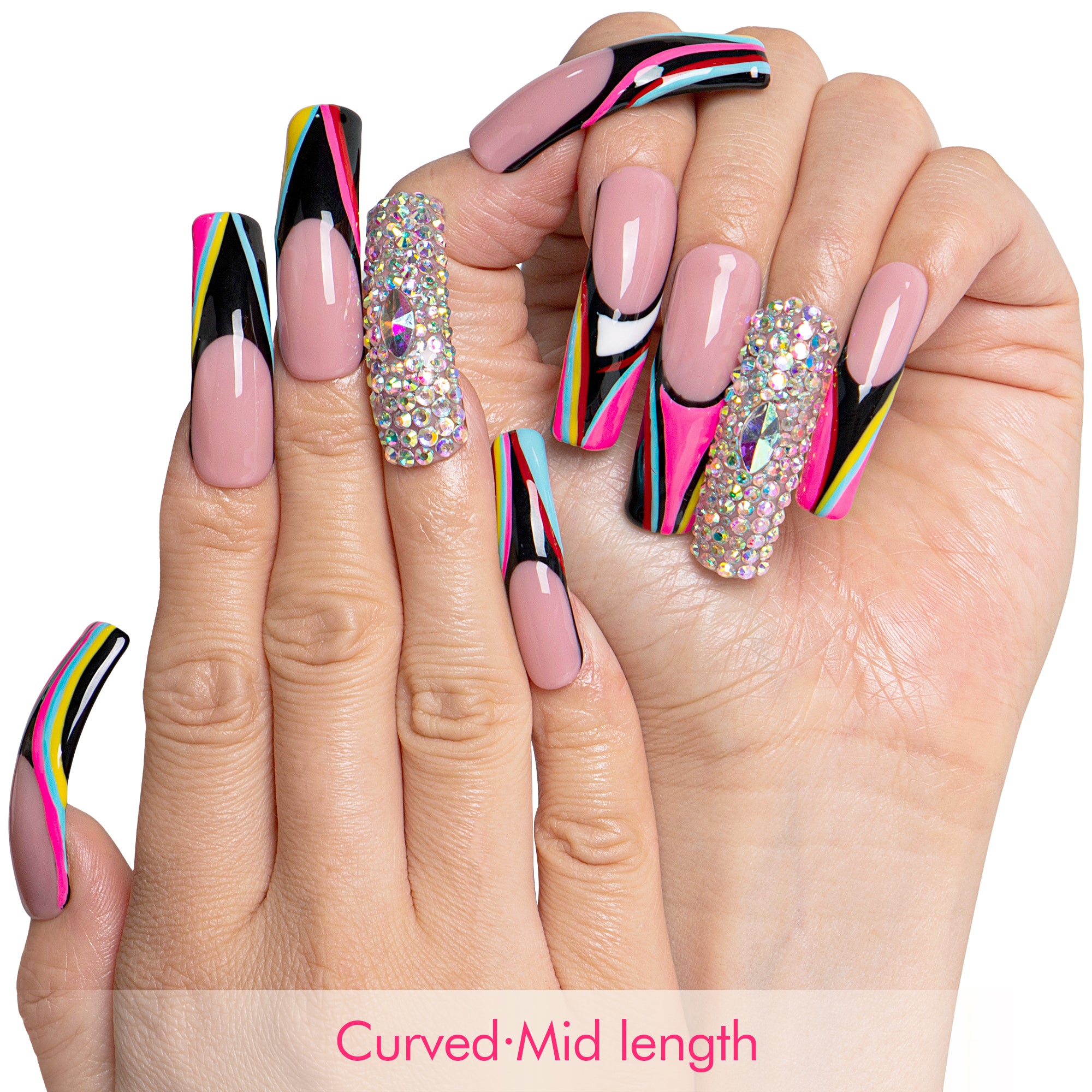 Disco Fever Handmade Nails H903