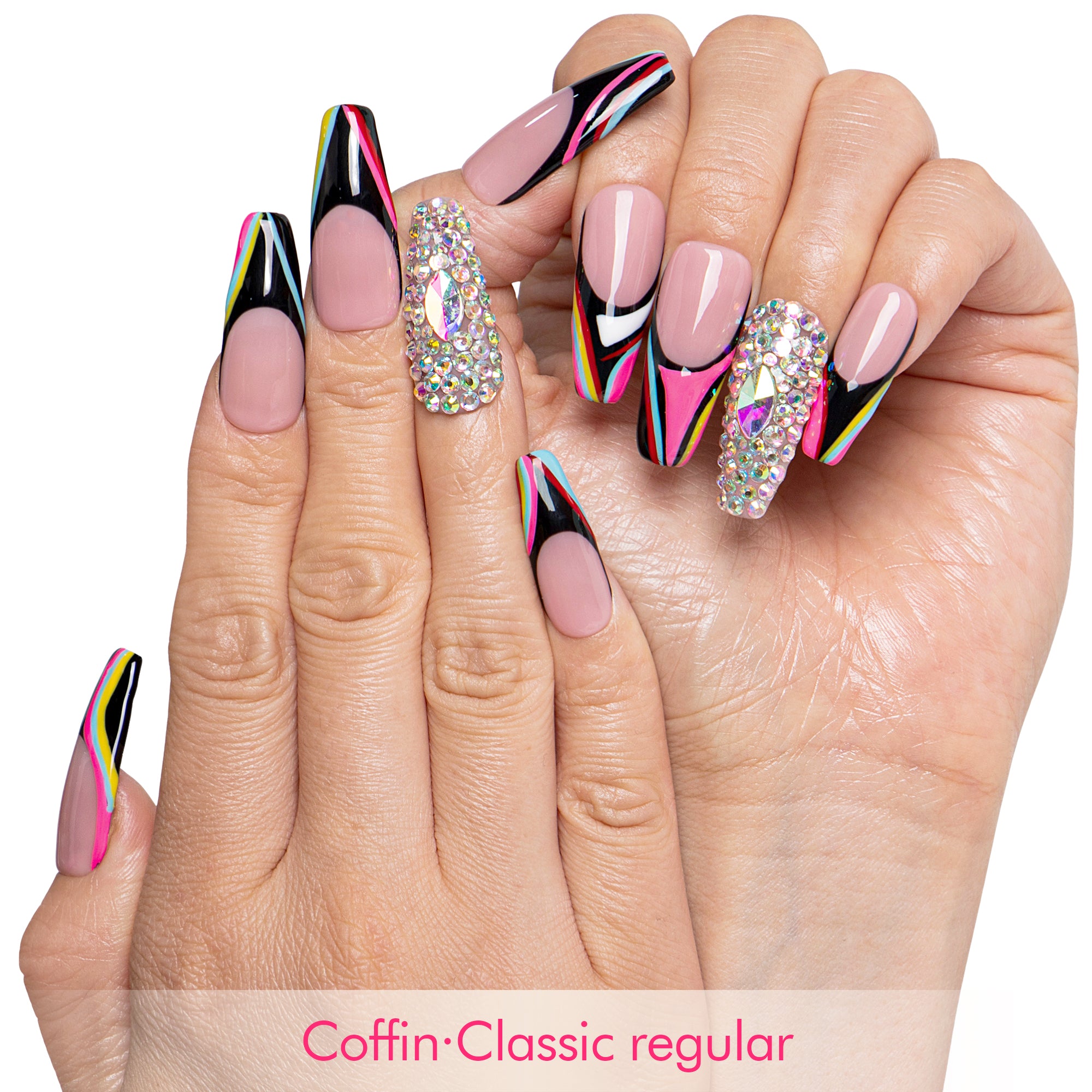 Disco Fever Handmade Nails H903