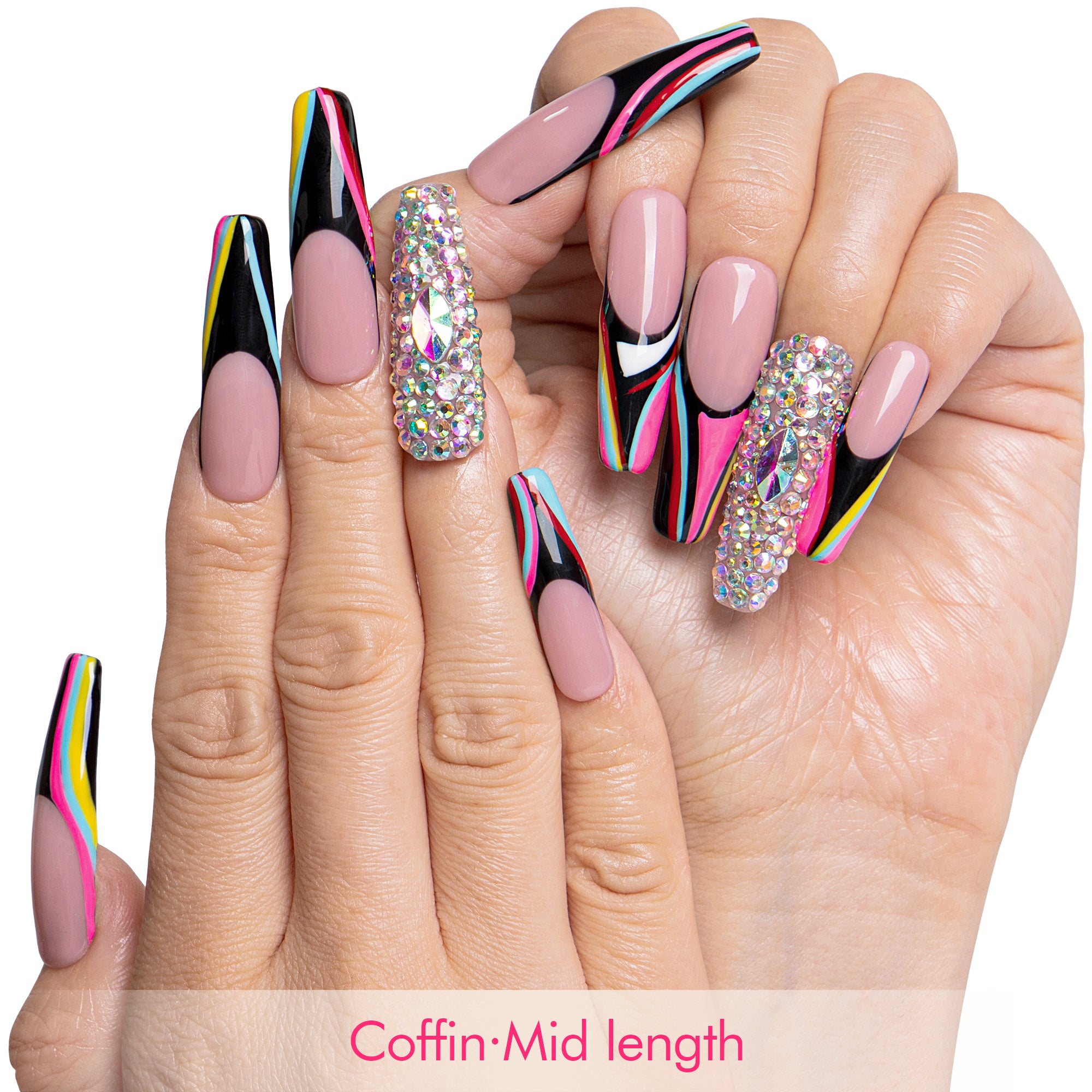 Disco Fever Handmade Nails H903