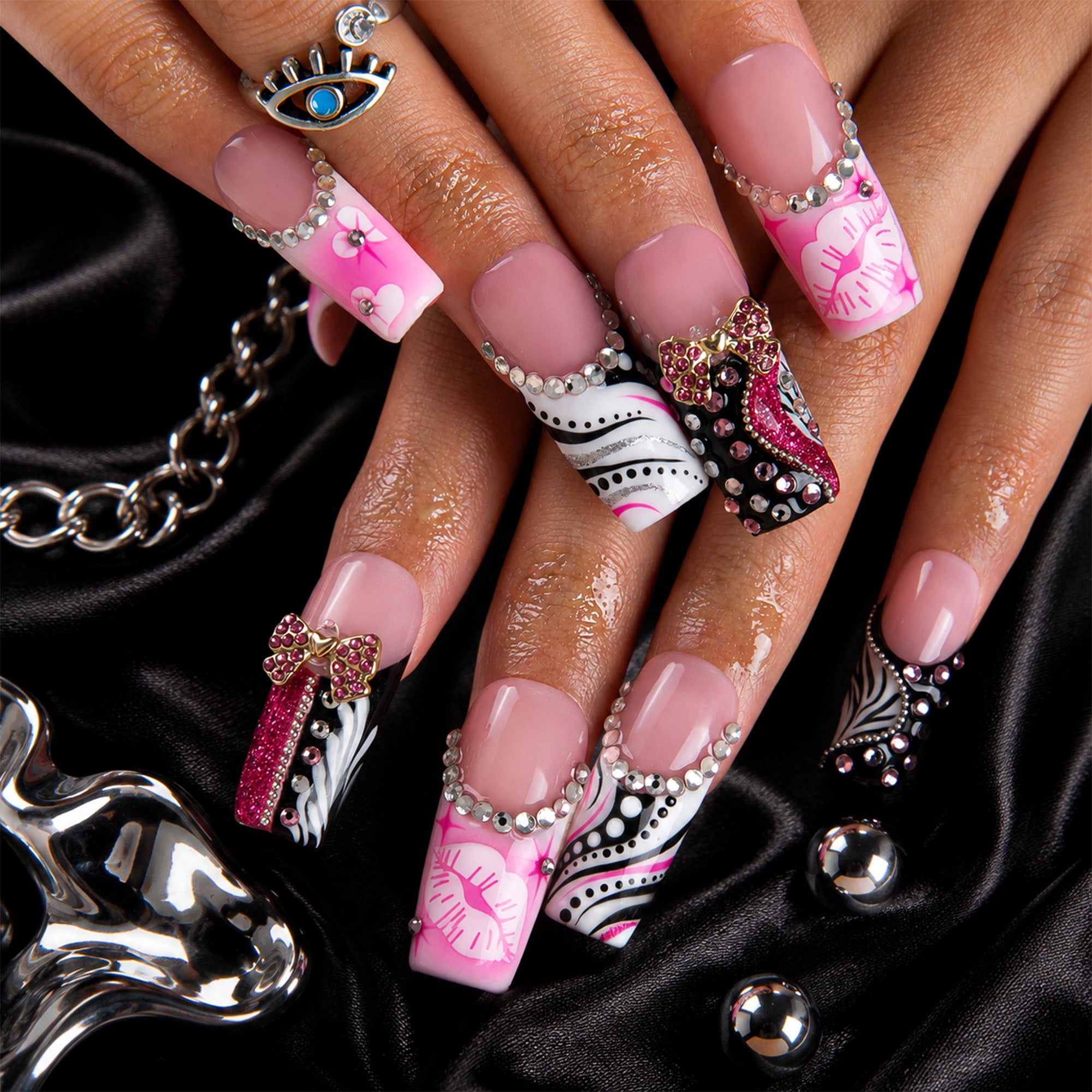 Pop princess Handmade Nails H904