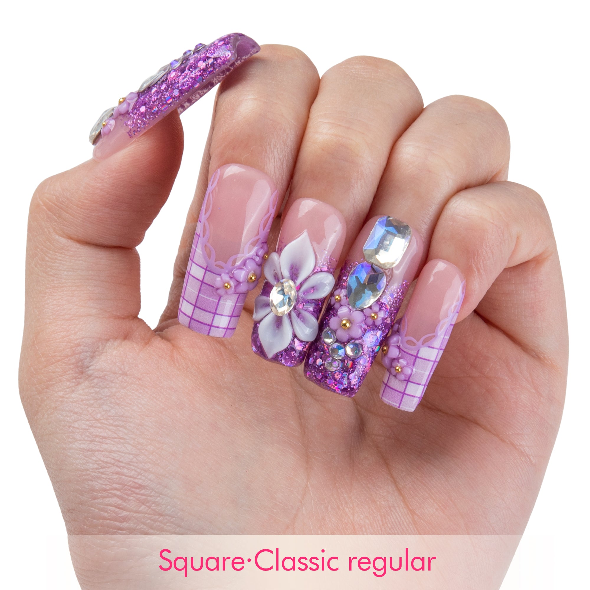 Lilac Dream Handmade Nails H905