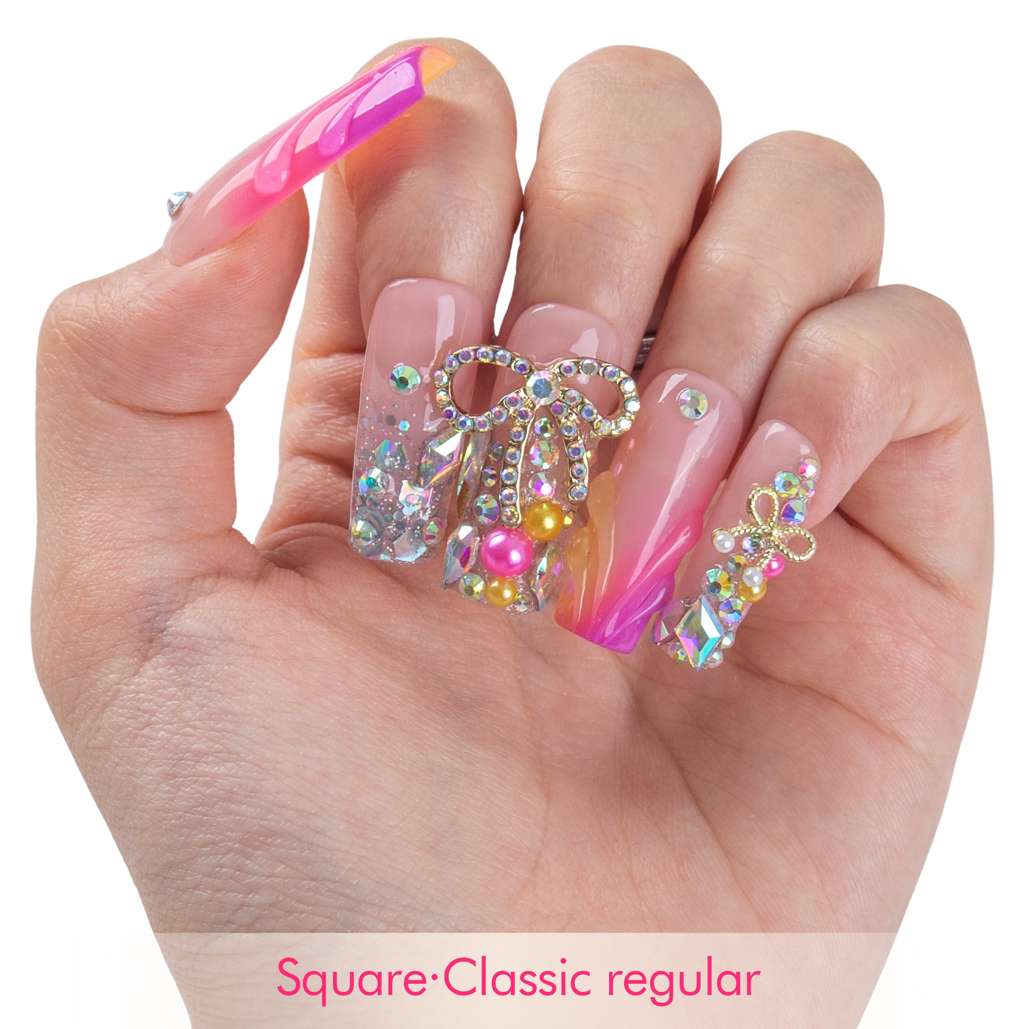 Hot Girl Handmade Nails H908