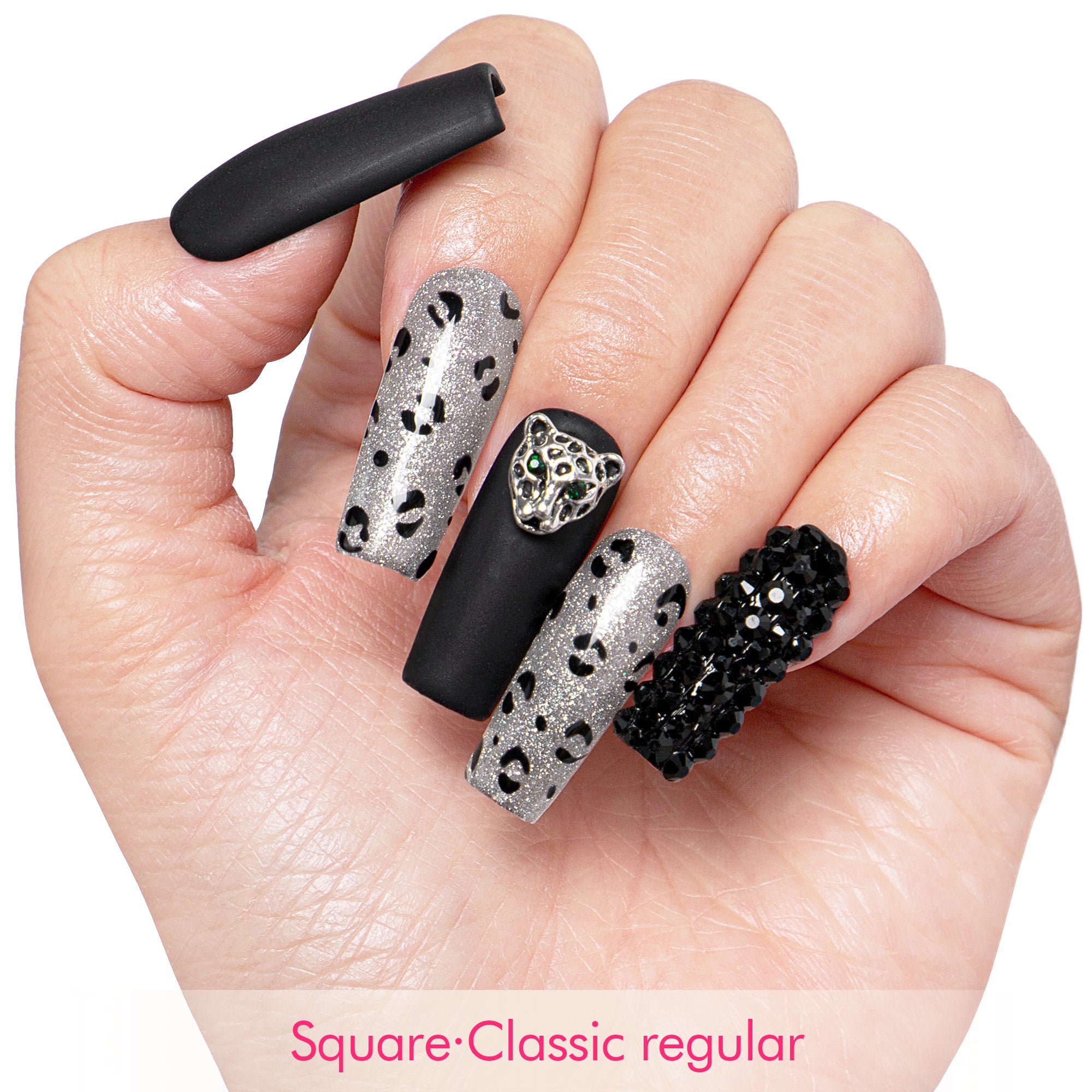 American Cheetah Handmade Nails H91