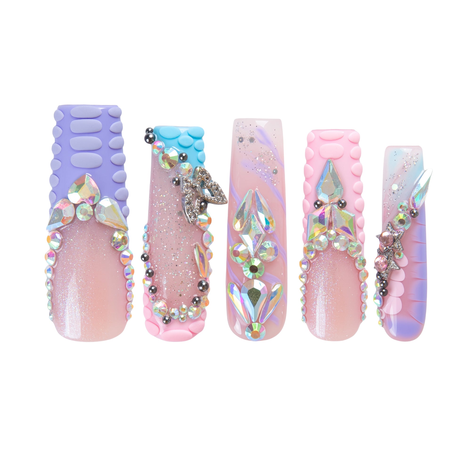 Iridescent Dream Handmade Nails H914