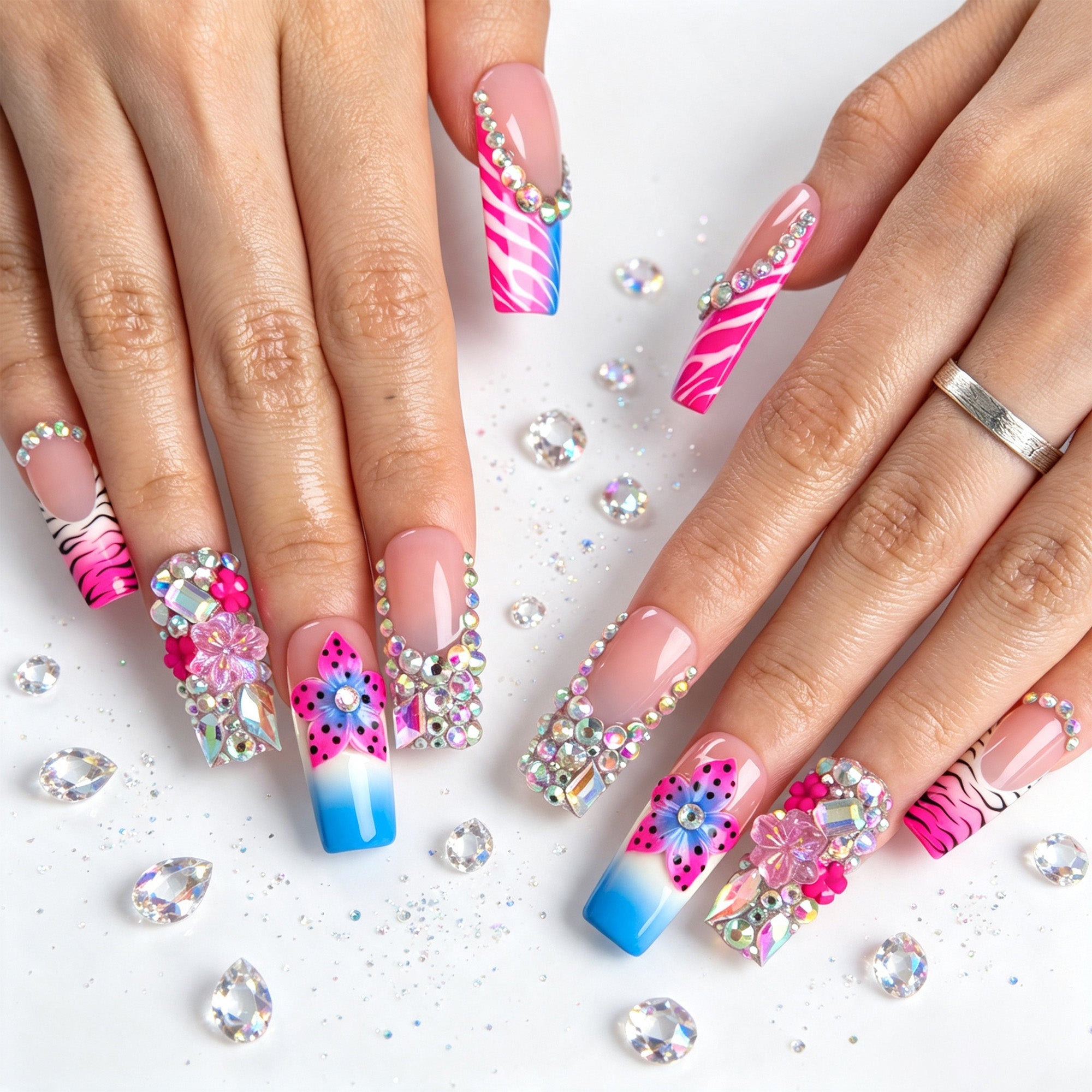 Paradise Pop Handmade Nails H921