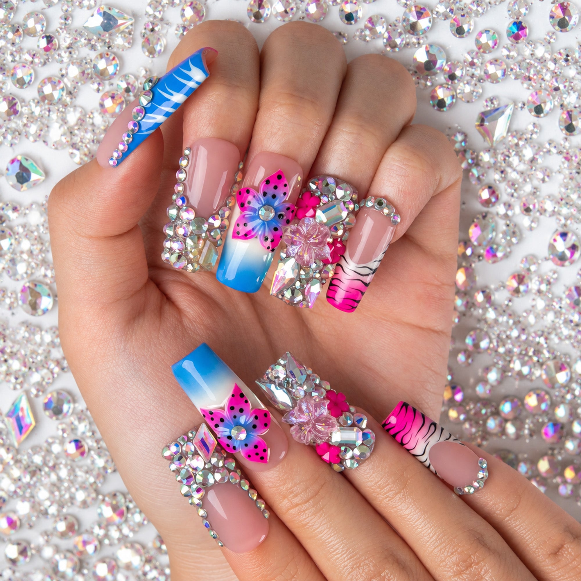 Paradise Pop Handmade Nails H921