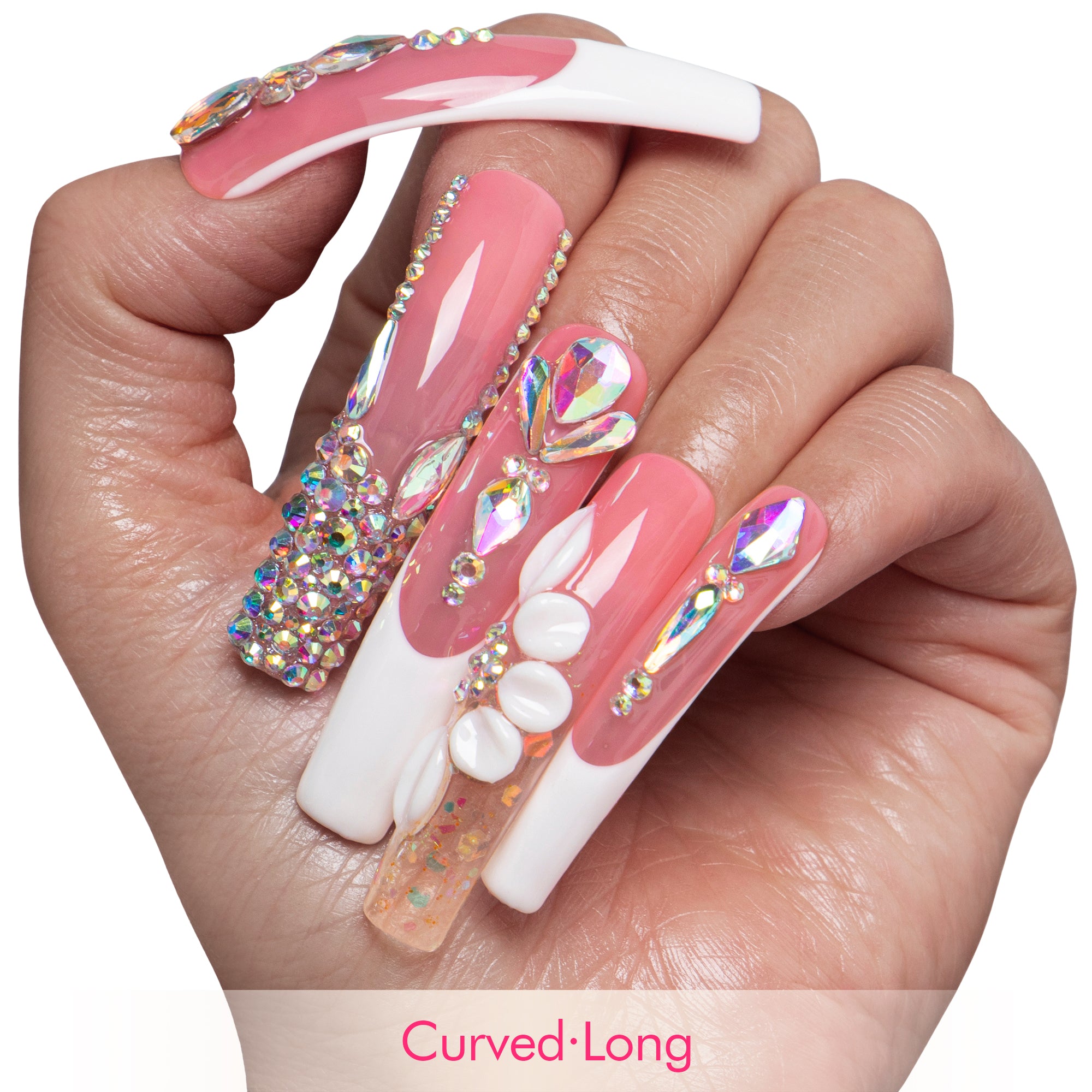 Blushing Majesty Handmade Nails H922