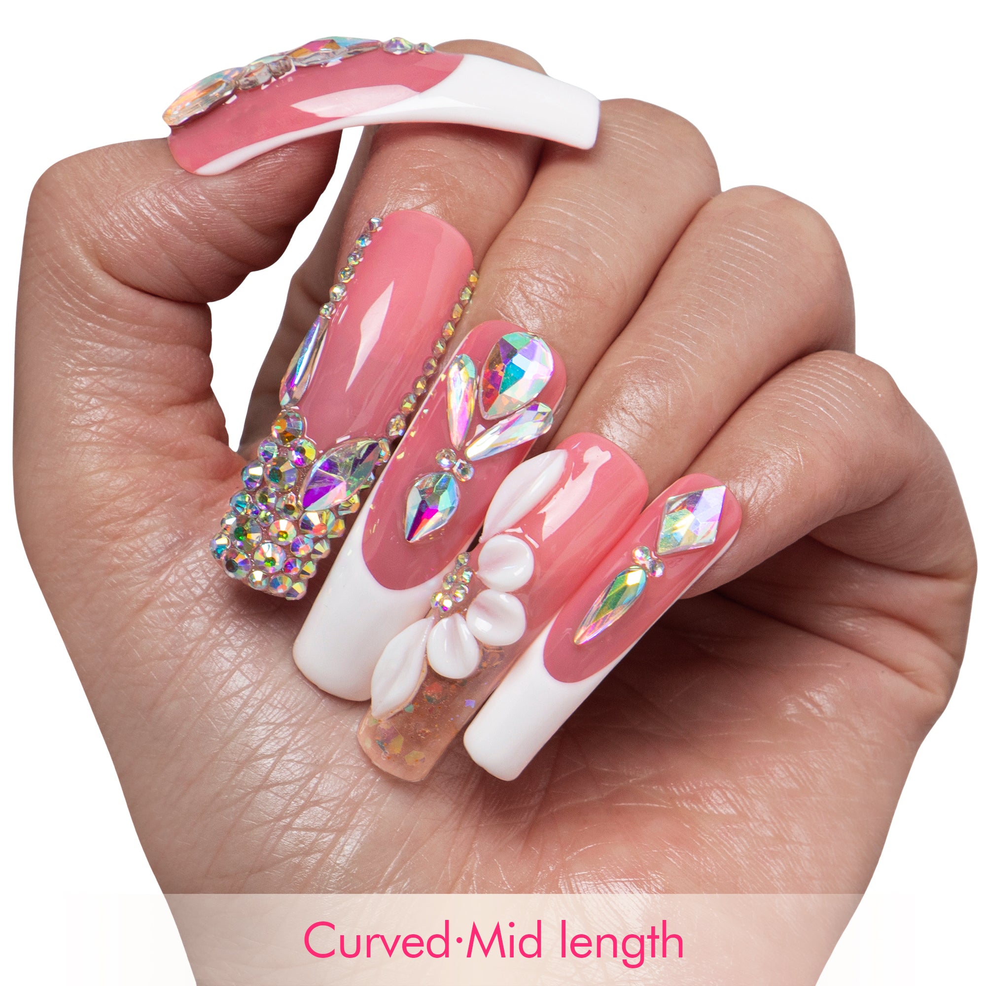 Blushing Majesty Handmade Nails H922