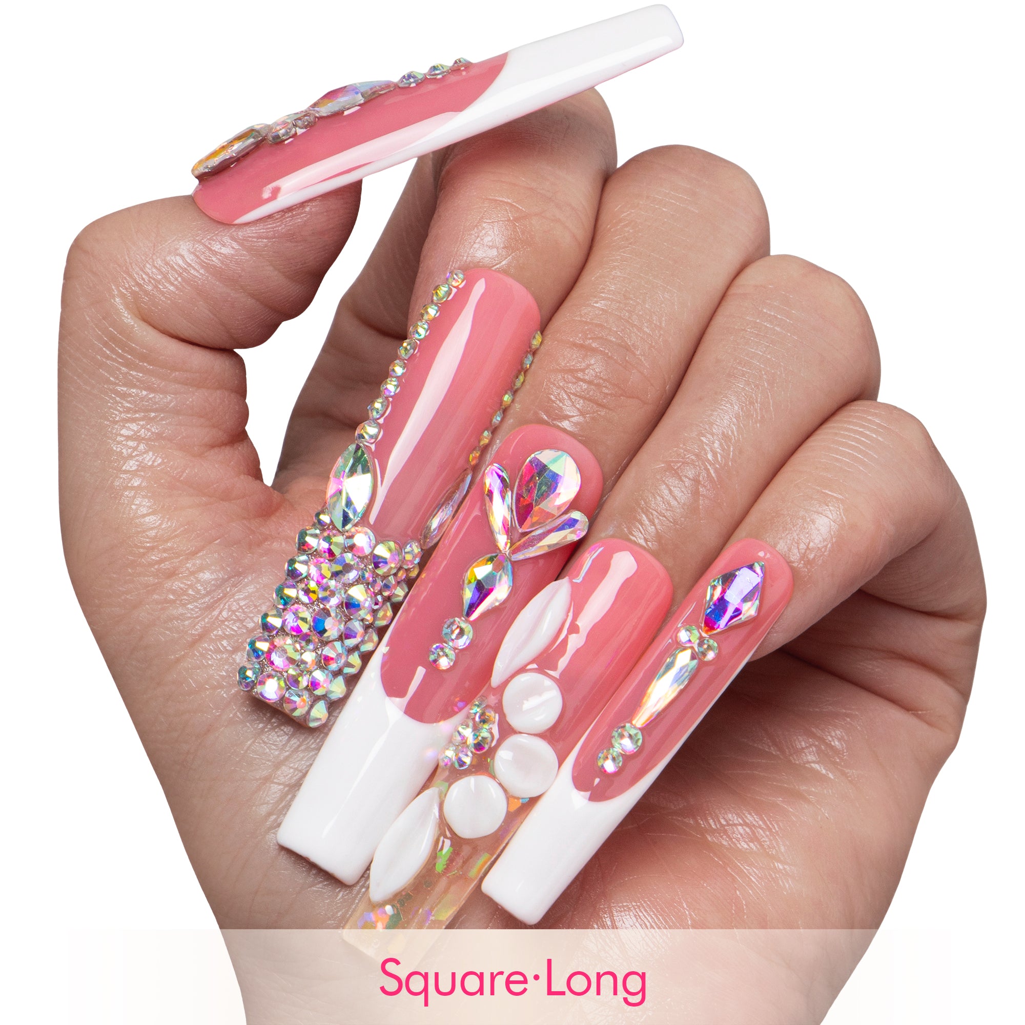 Blushing Majesty Handmade Nails H922