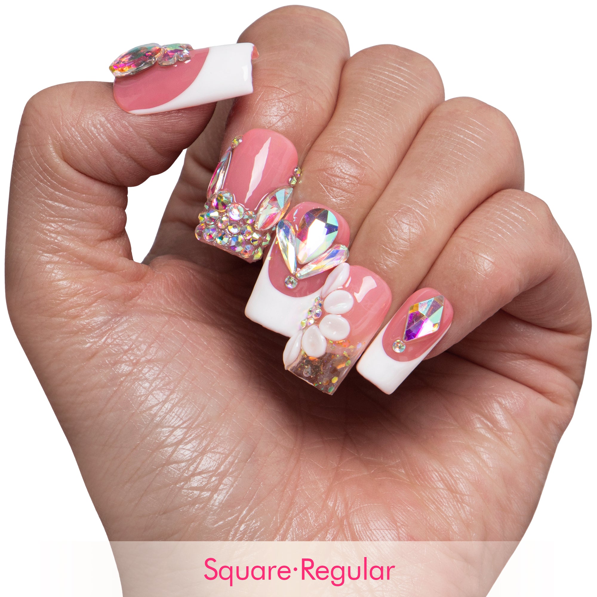 Blushing Majesty Handmade Nails H922