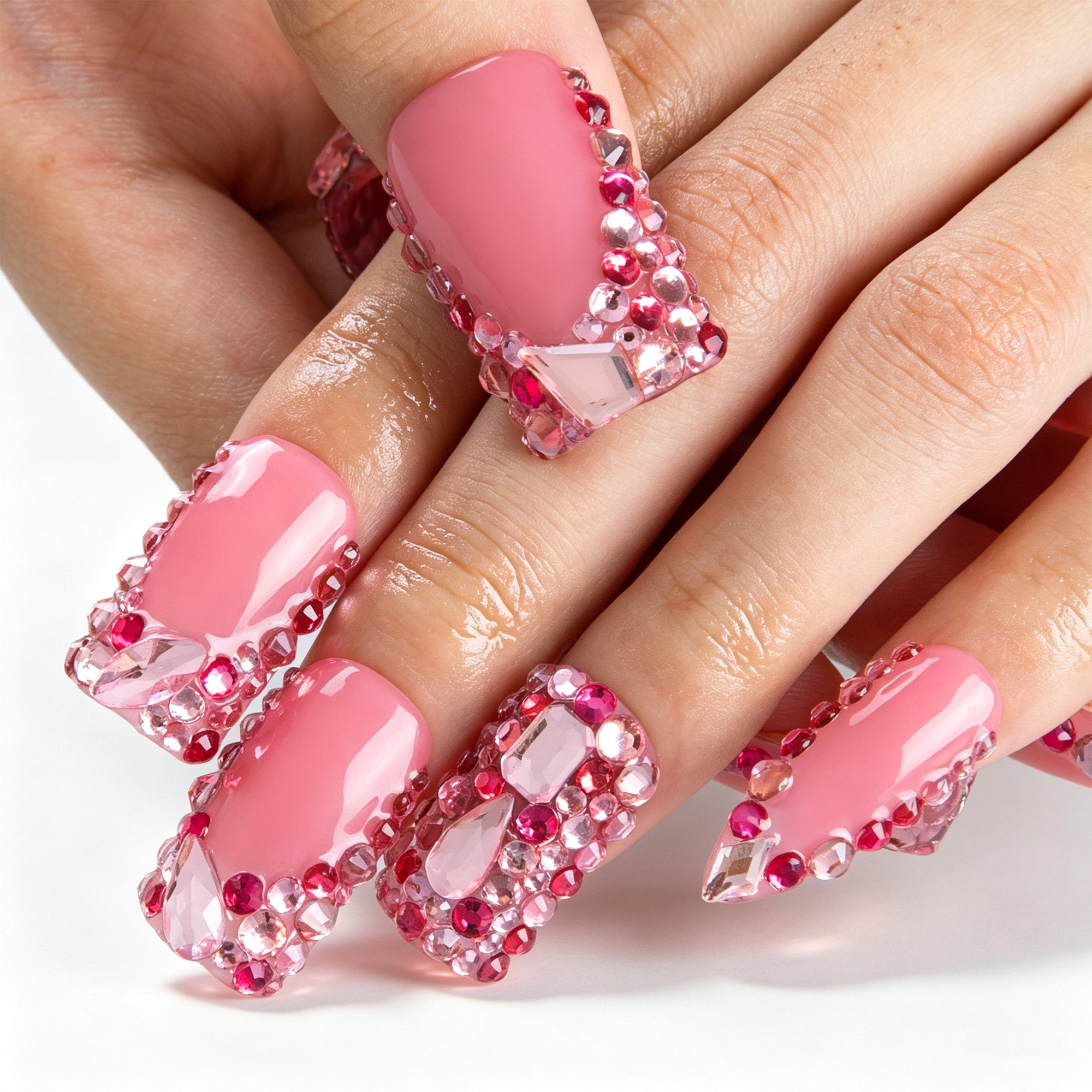 Blush Radiance Handmade Nails H942