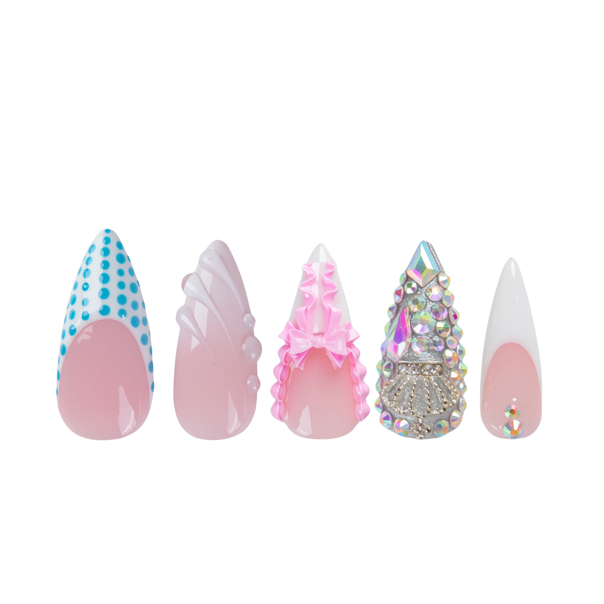 Lagoon Glow Handmade Nails H945