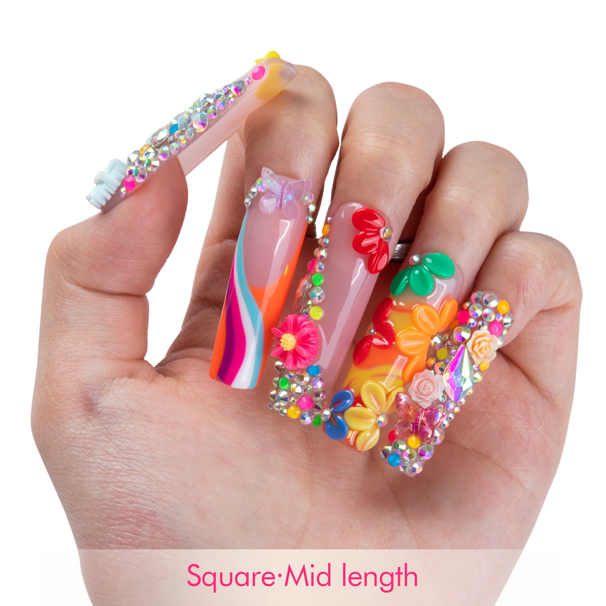 Candy Carnival Handmade Nails H946