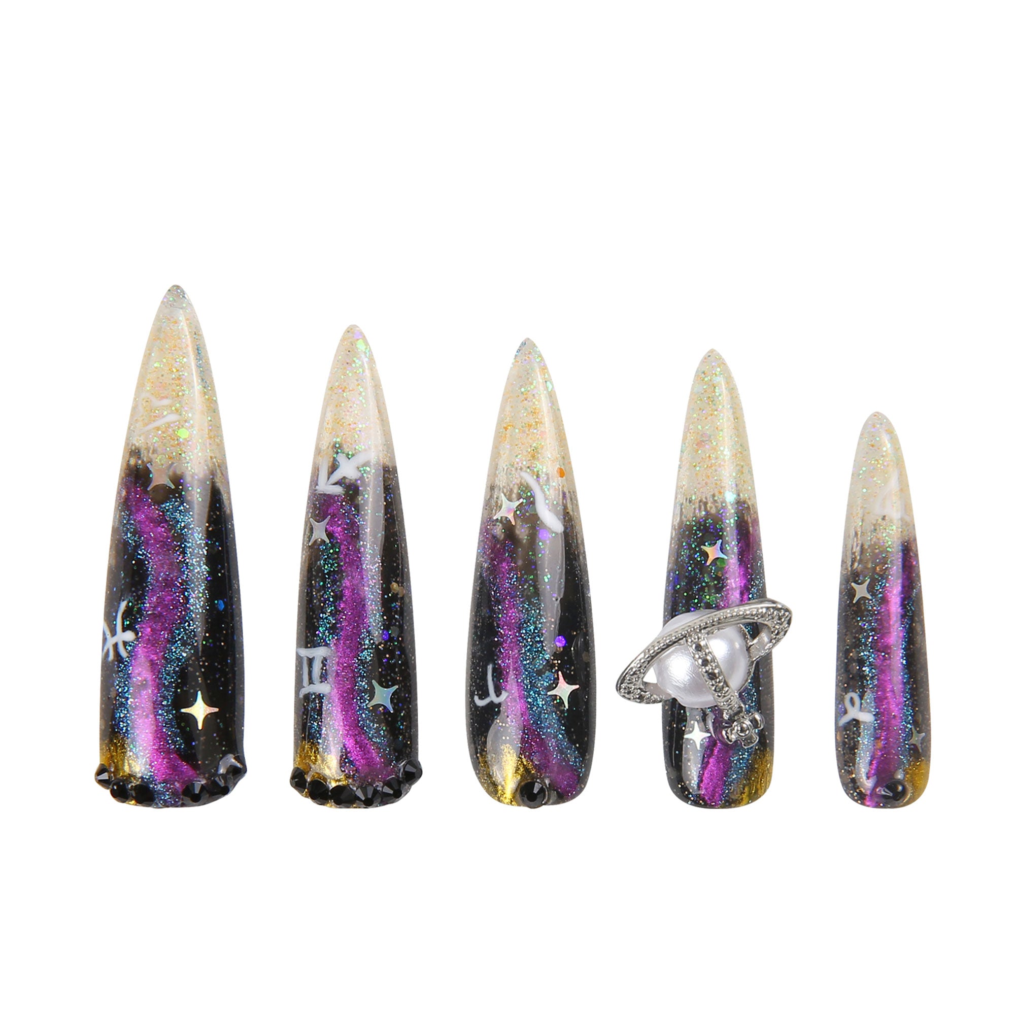 Astrology Handmade Nails H95