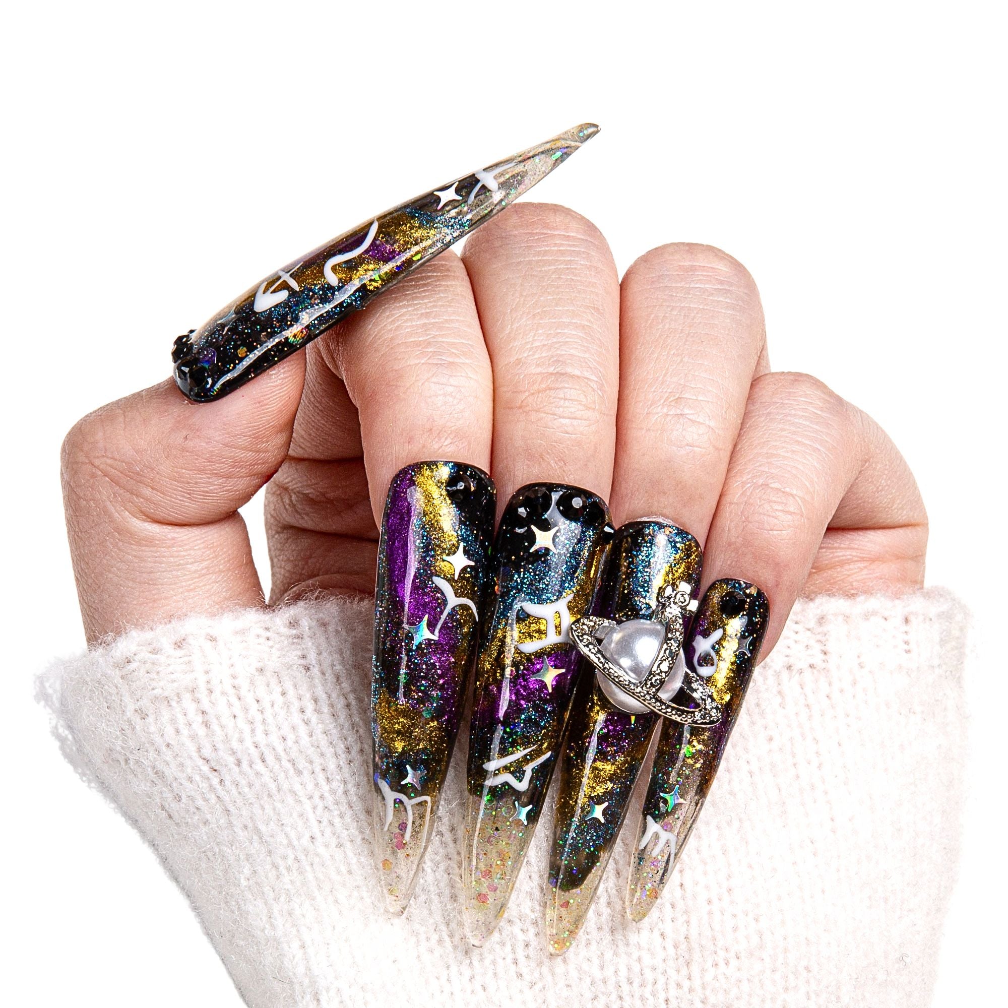 Astrology Handmade Nails H95