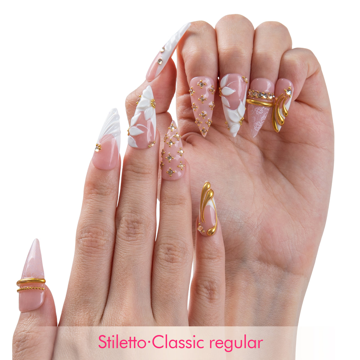 Golden Seraph Handmade Nails H954