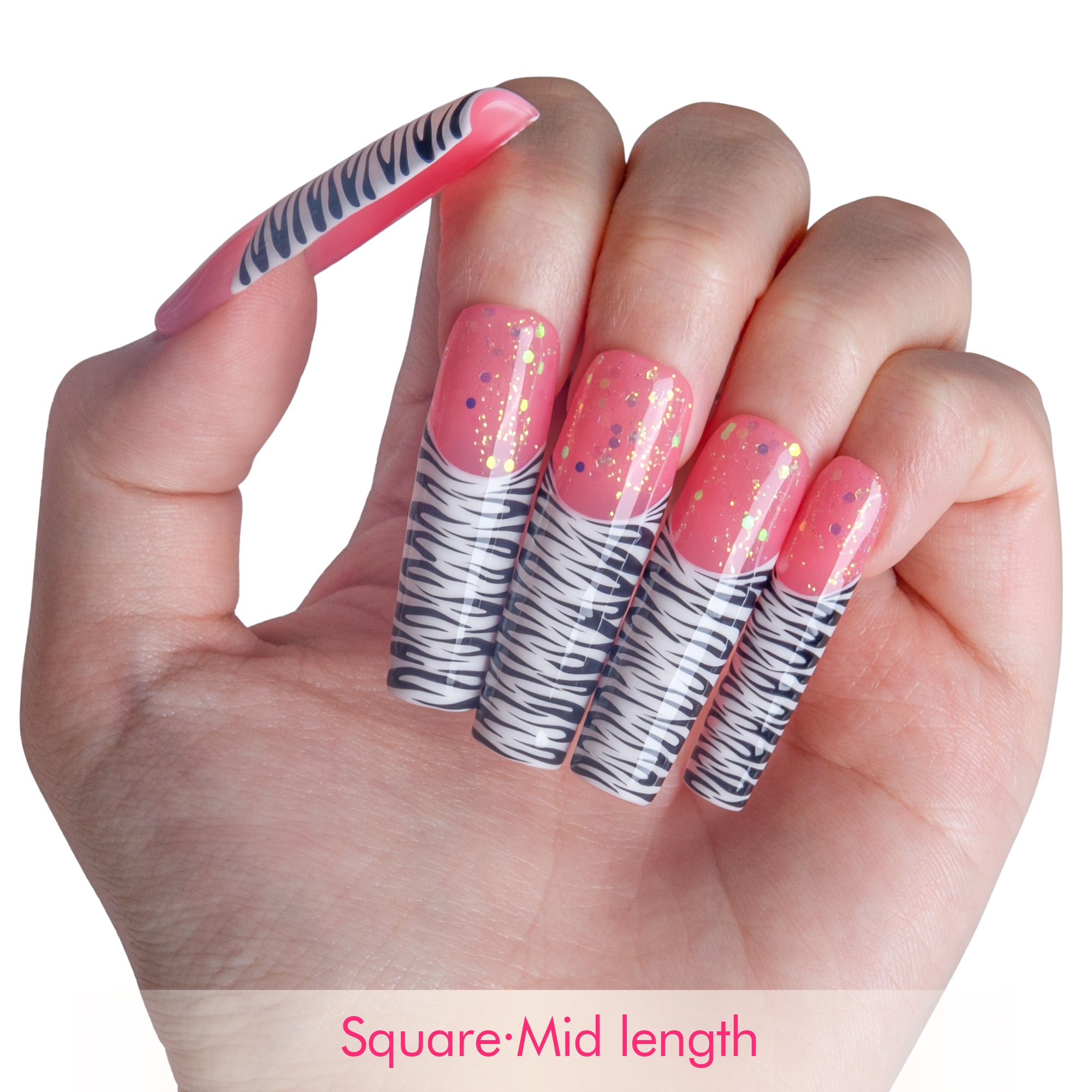 Safari Chic Handmade Nails H963