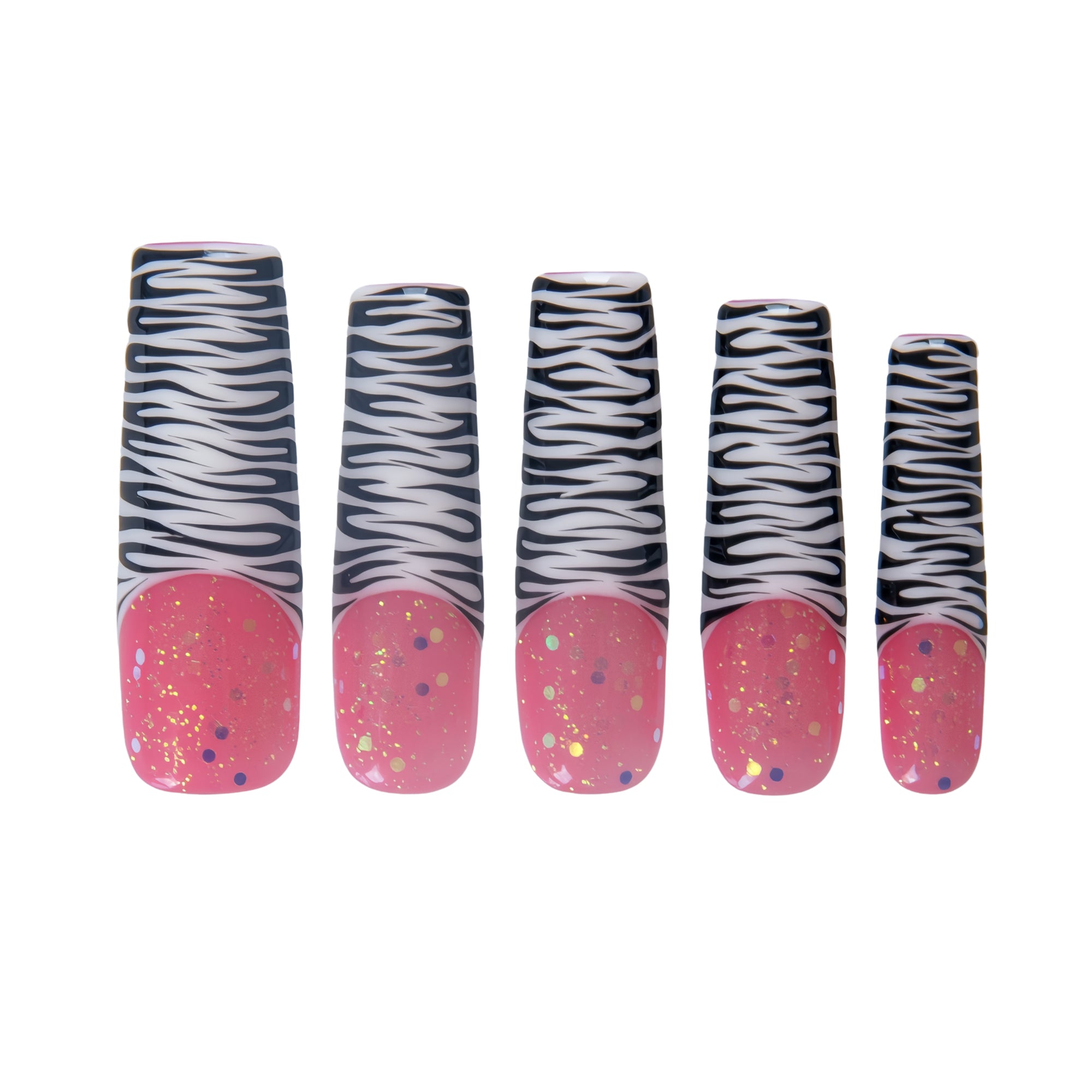 Safari Chic Handmade Nails H963