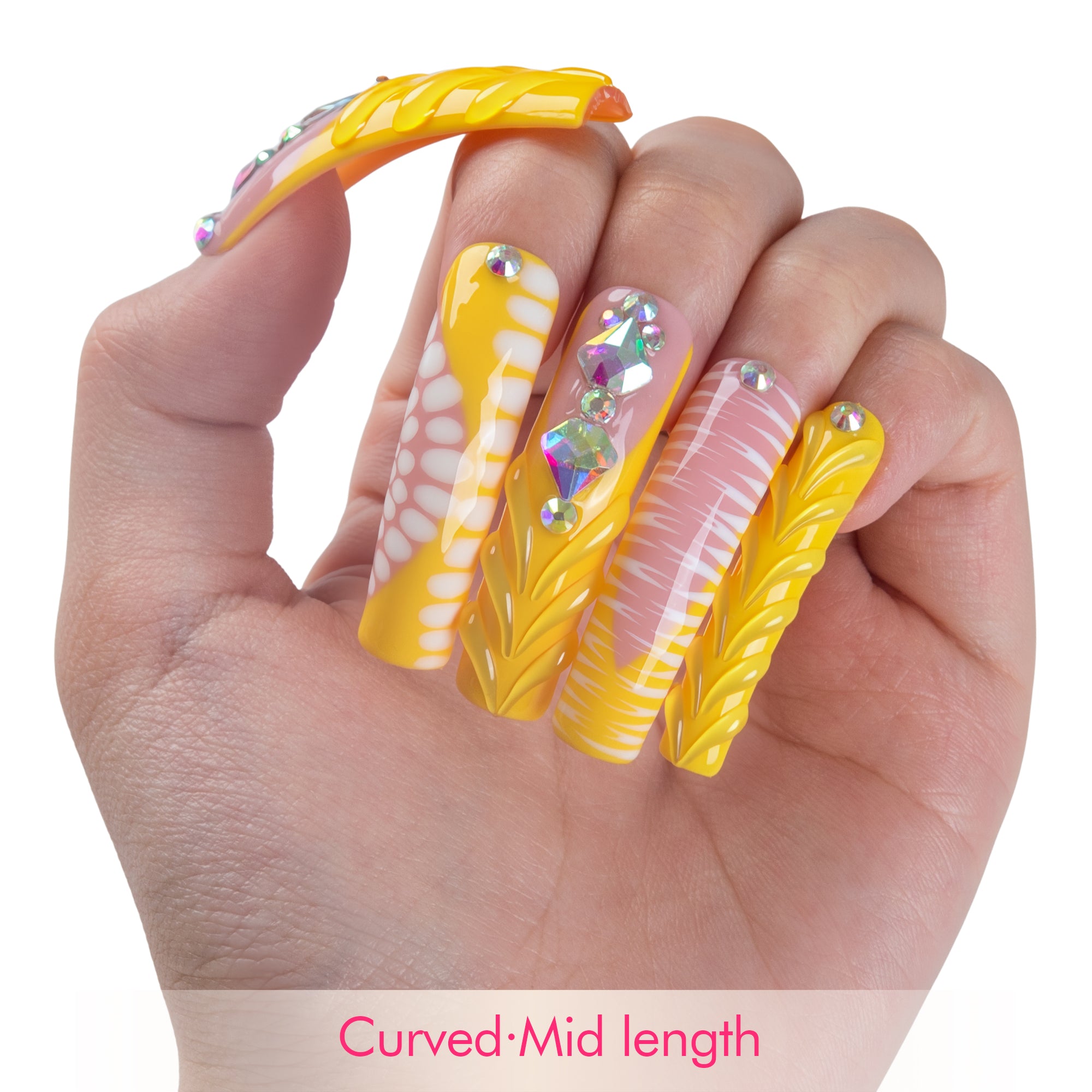 Golden Vine Handmade Nails H978