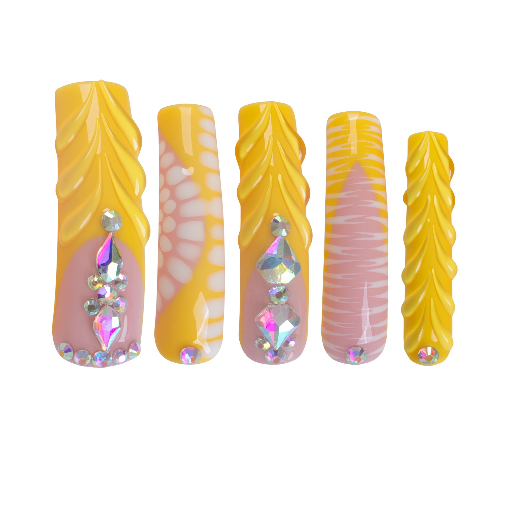 Golden Vine Handmade Nails H978