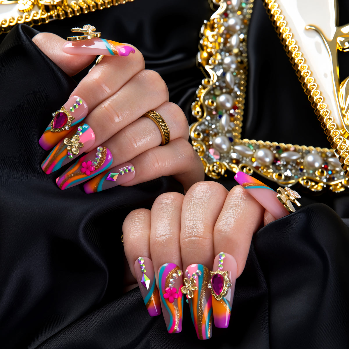 Butterfly Mirage Handmade Nails H983