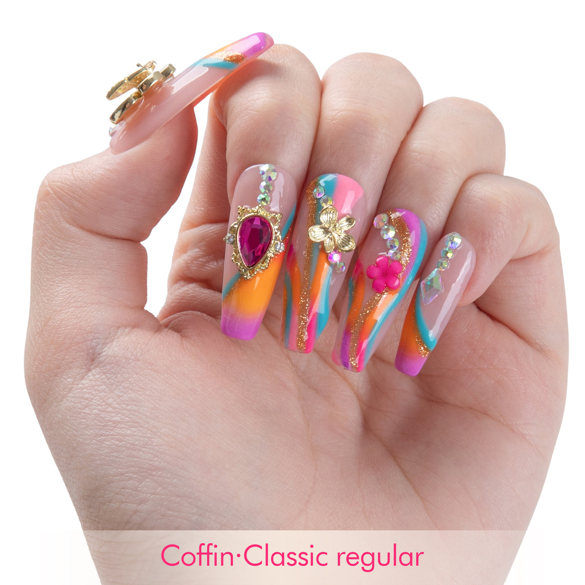 Butterfly Mirage Handmade Nails H983