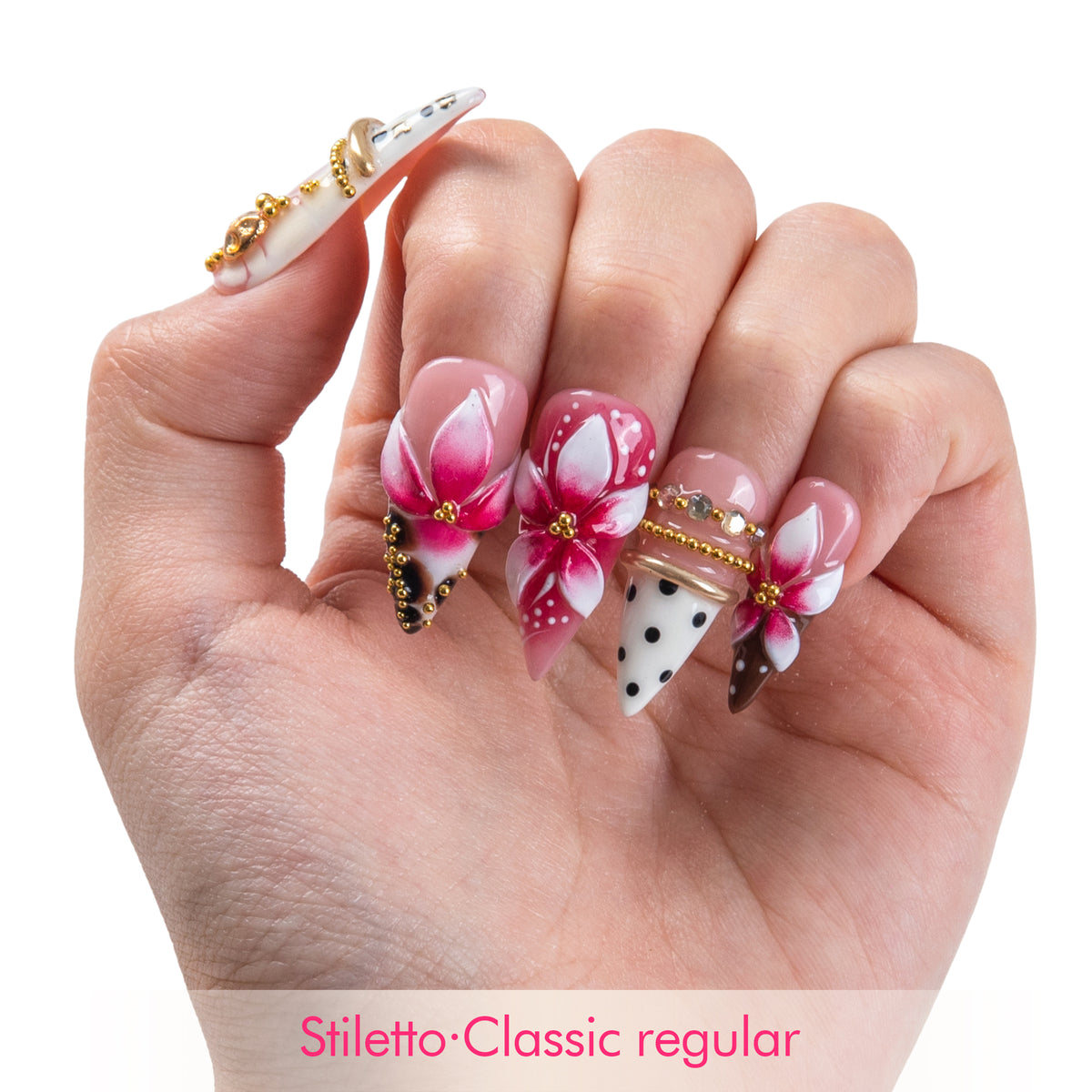 Rosy Magnolia Handmade Nails H990