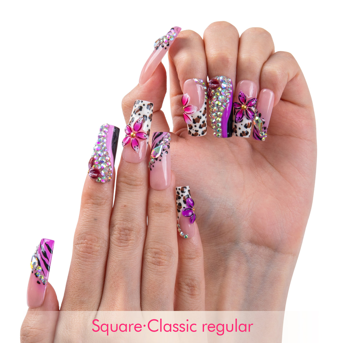 Amethyst Allure Handmade Nails H993