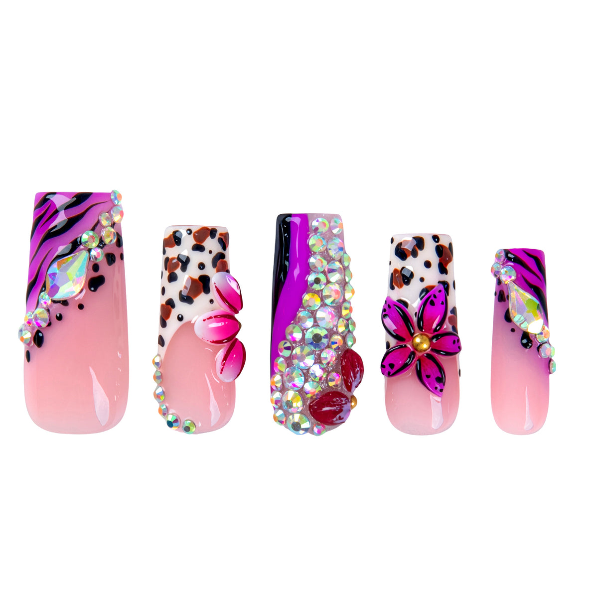 Amethyst Allure Handmade Nails H993