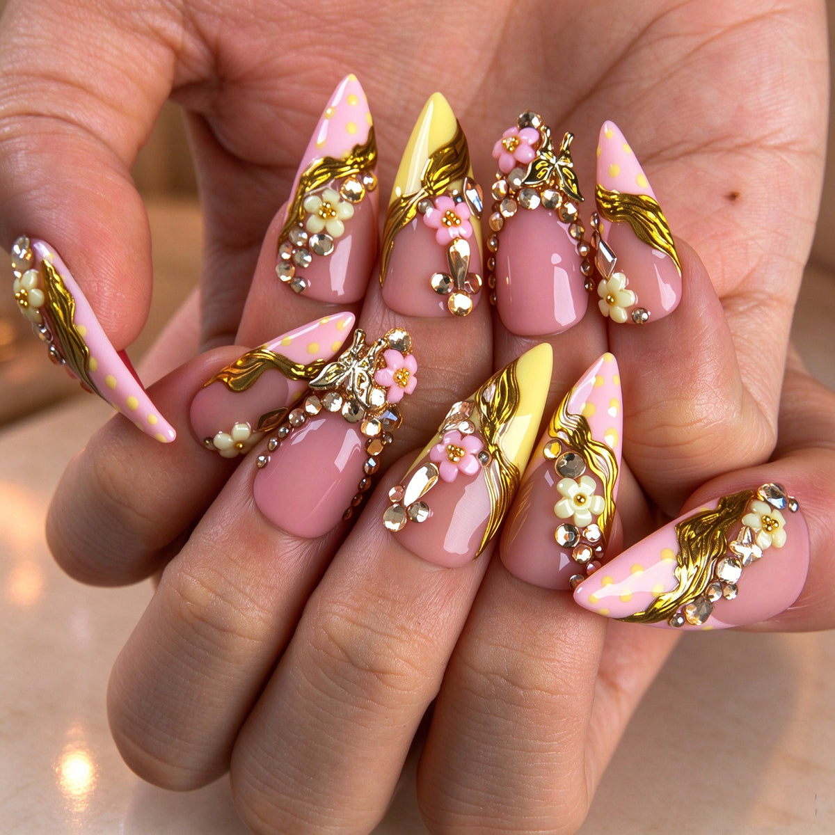 Sunny Reverie Handmade Nails H995