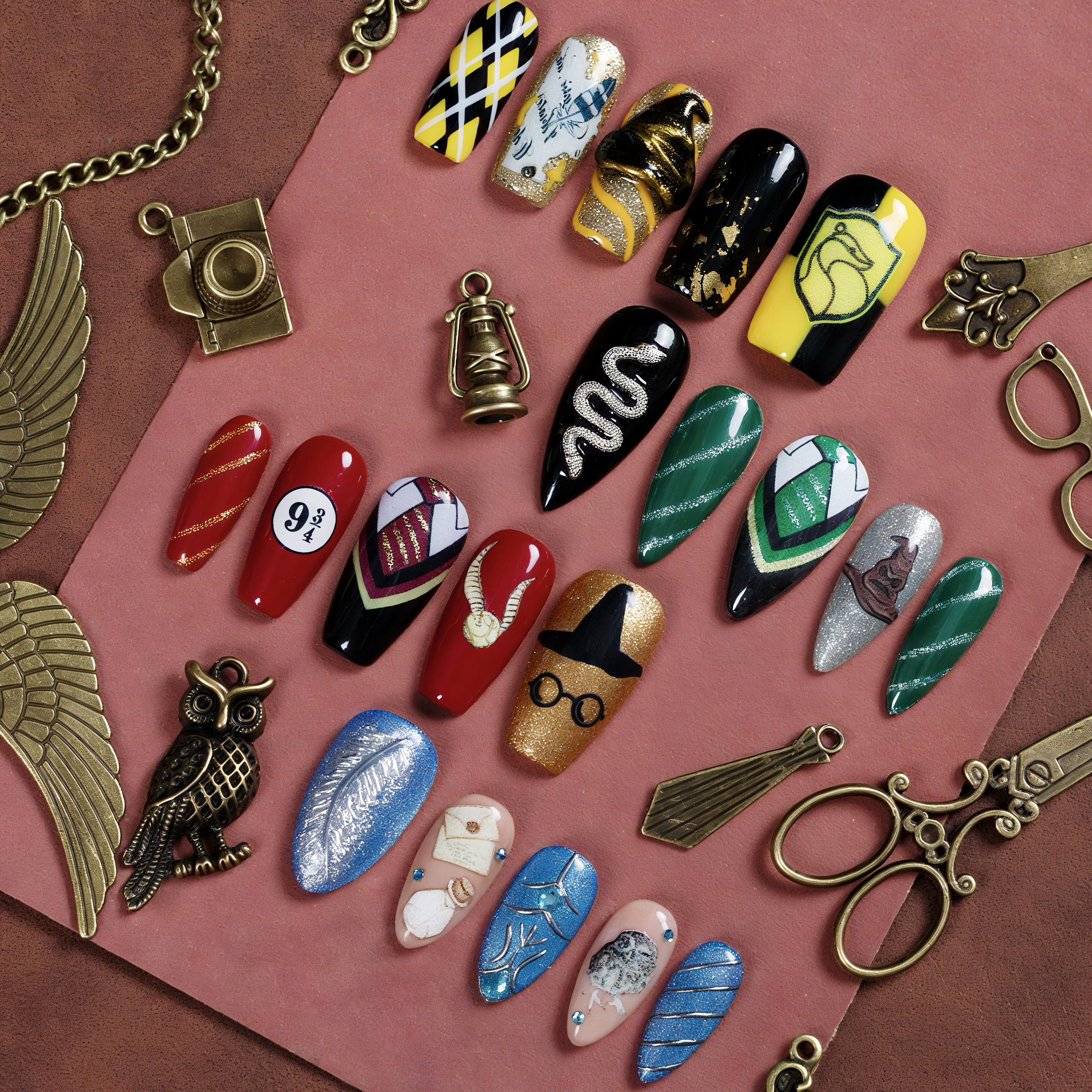 Daring-Ambition-Wisdom-Loyalty Handmade Nails Collection RTS
