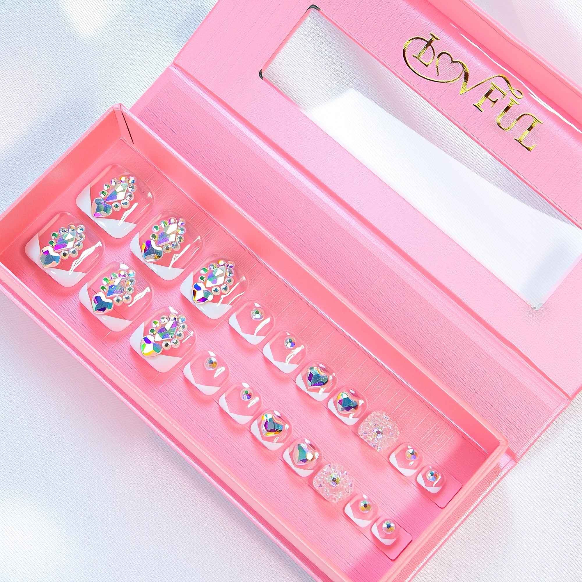 Aurora Light T36 Toe Nails- 20Pcs Free Size