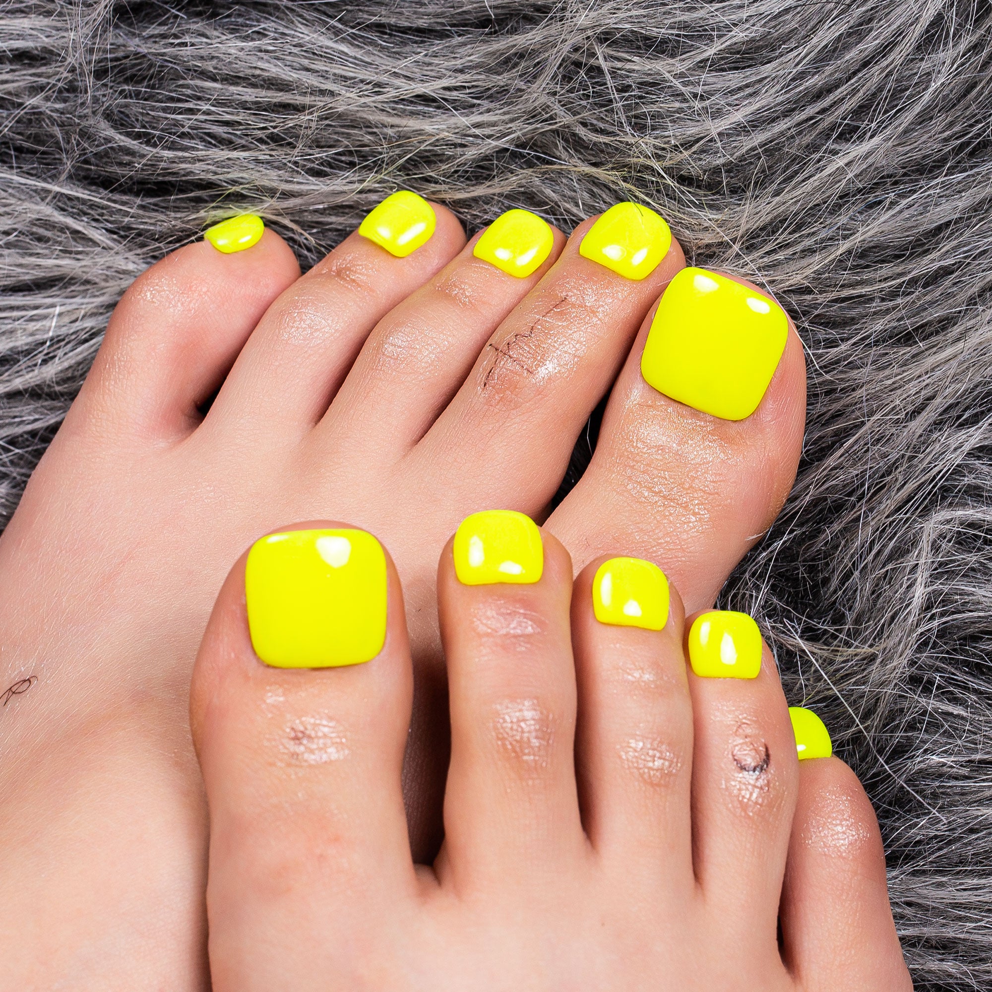 Sour Lemon T423 Toe Nails