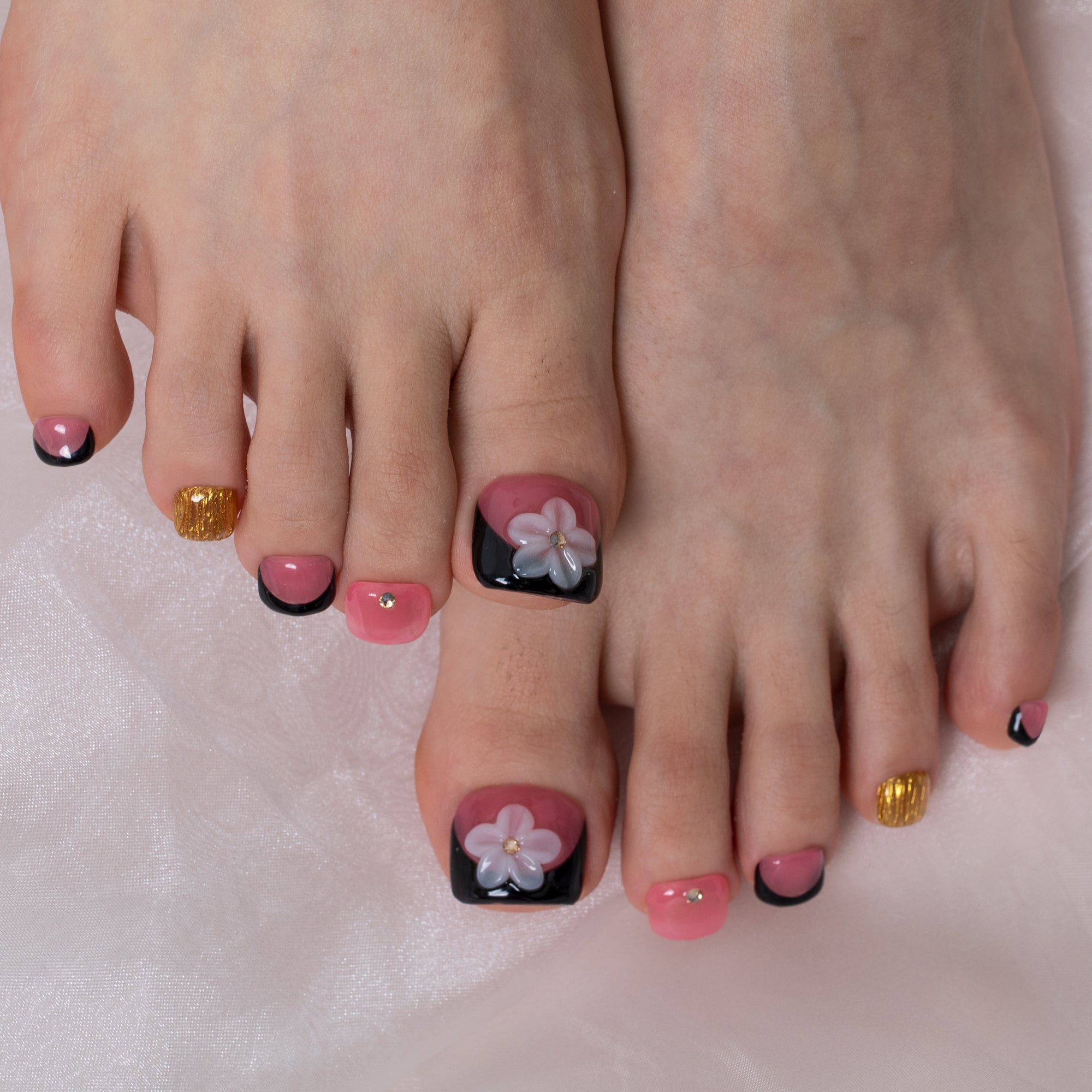 Noir Diva T685 Toe Nails - 20Pcs Free Size