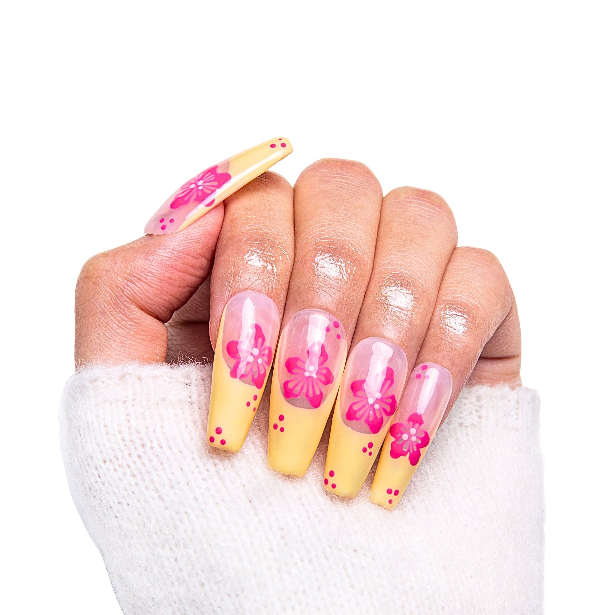 Waikiki Beach Handmade Nails H285