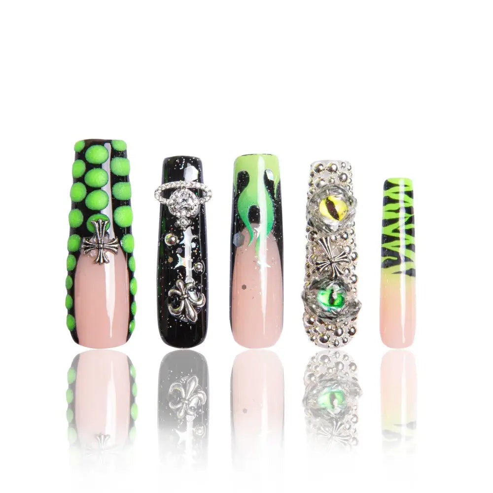 dare to roar press on nails